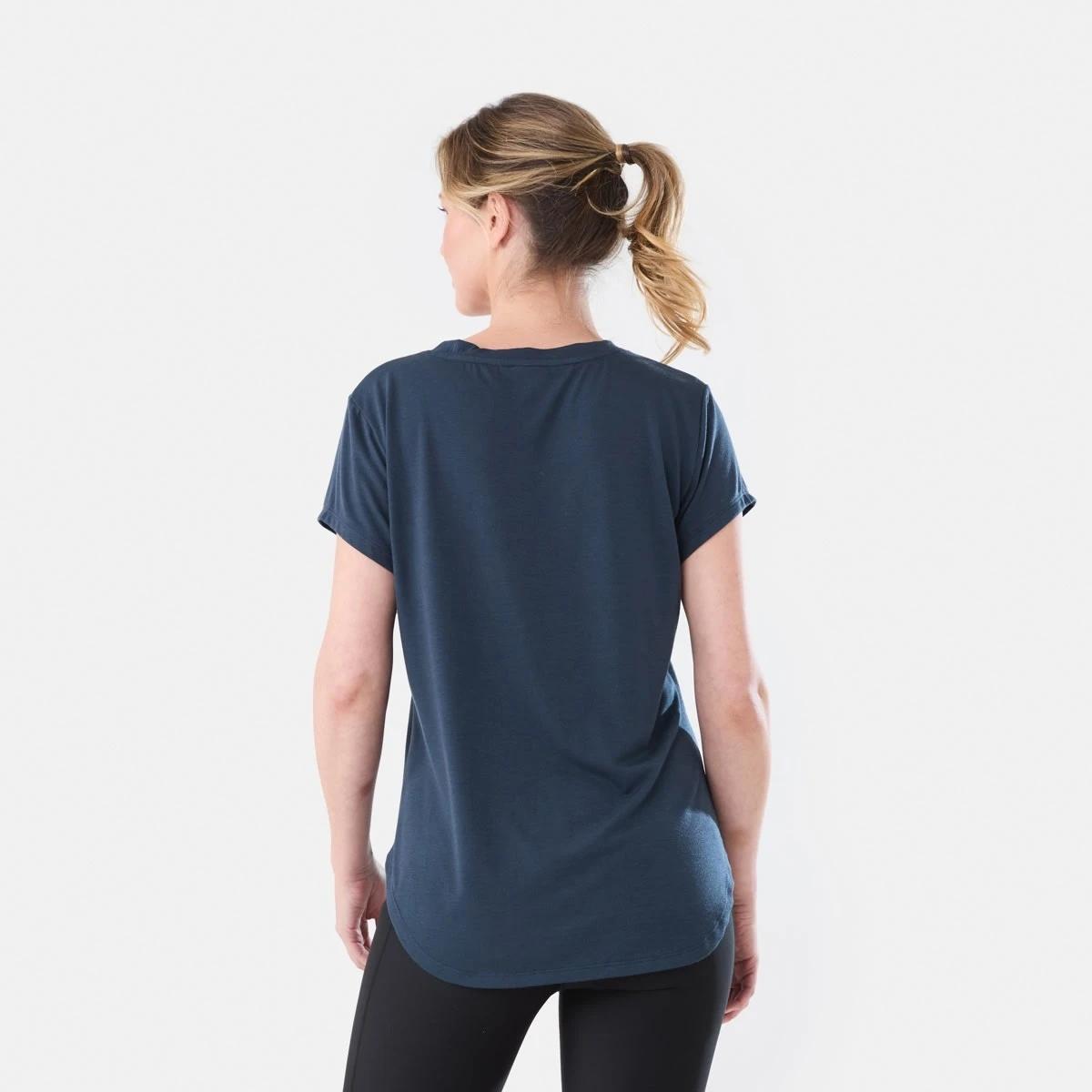 3 Everlast Womens Scoop Neck T-shirt EVERLAST MOOD INDIGO, 3 of 6