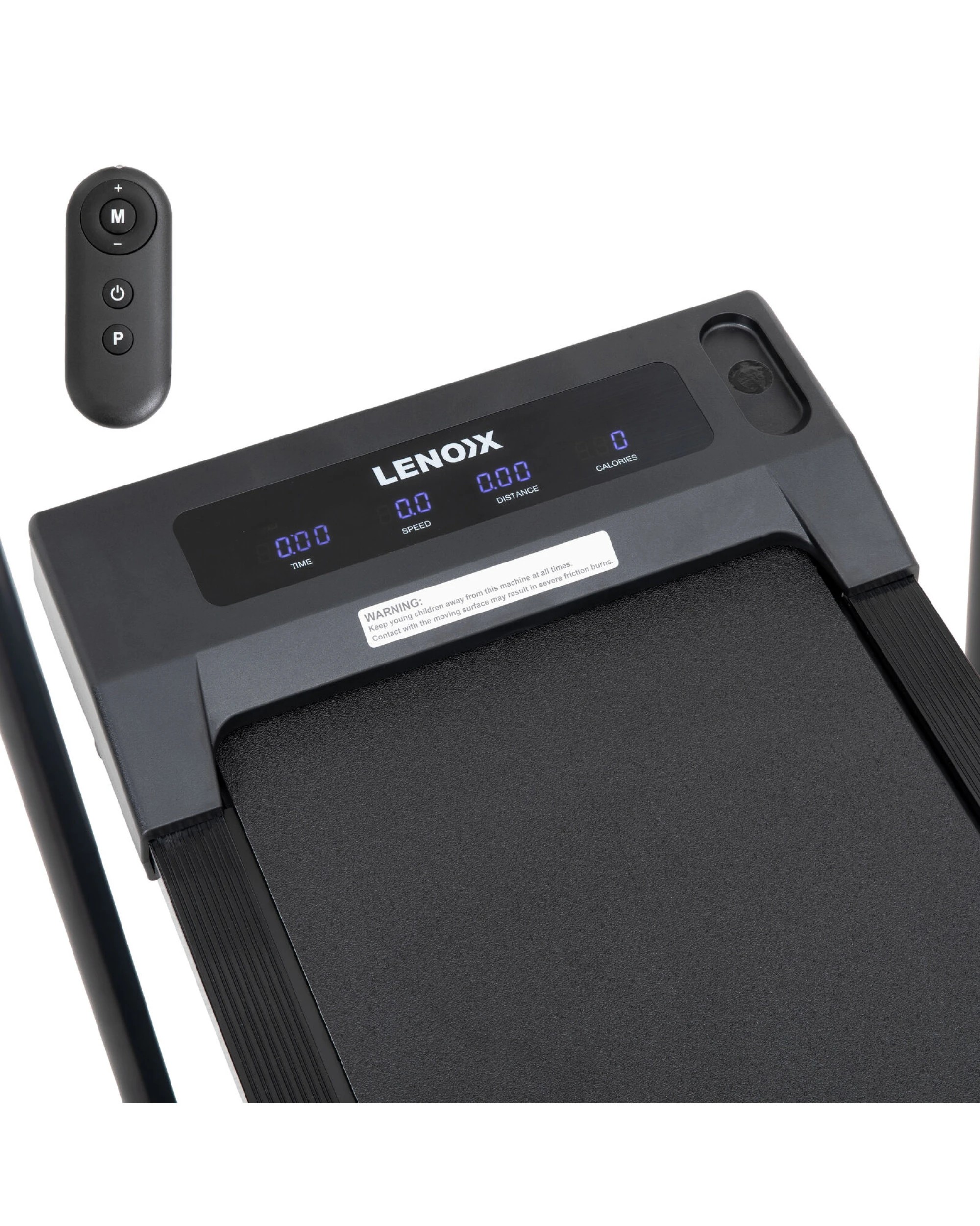 9 Lenoxx 2HP 52cm Walking Pad Treadmill w/ Remote, Foldable Handrail, and Tablet Holder, 9 of 10