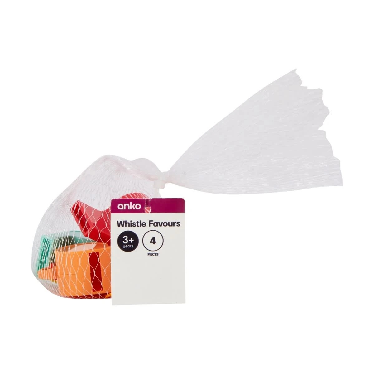 6 4 Piece Whistle Favours, 6 of 6