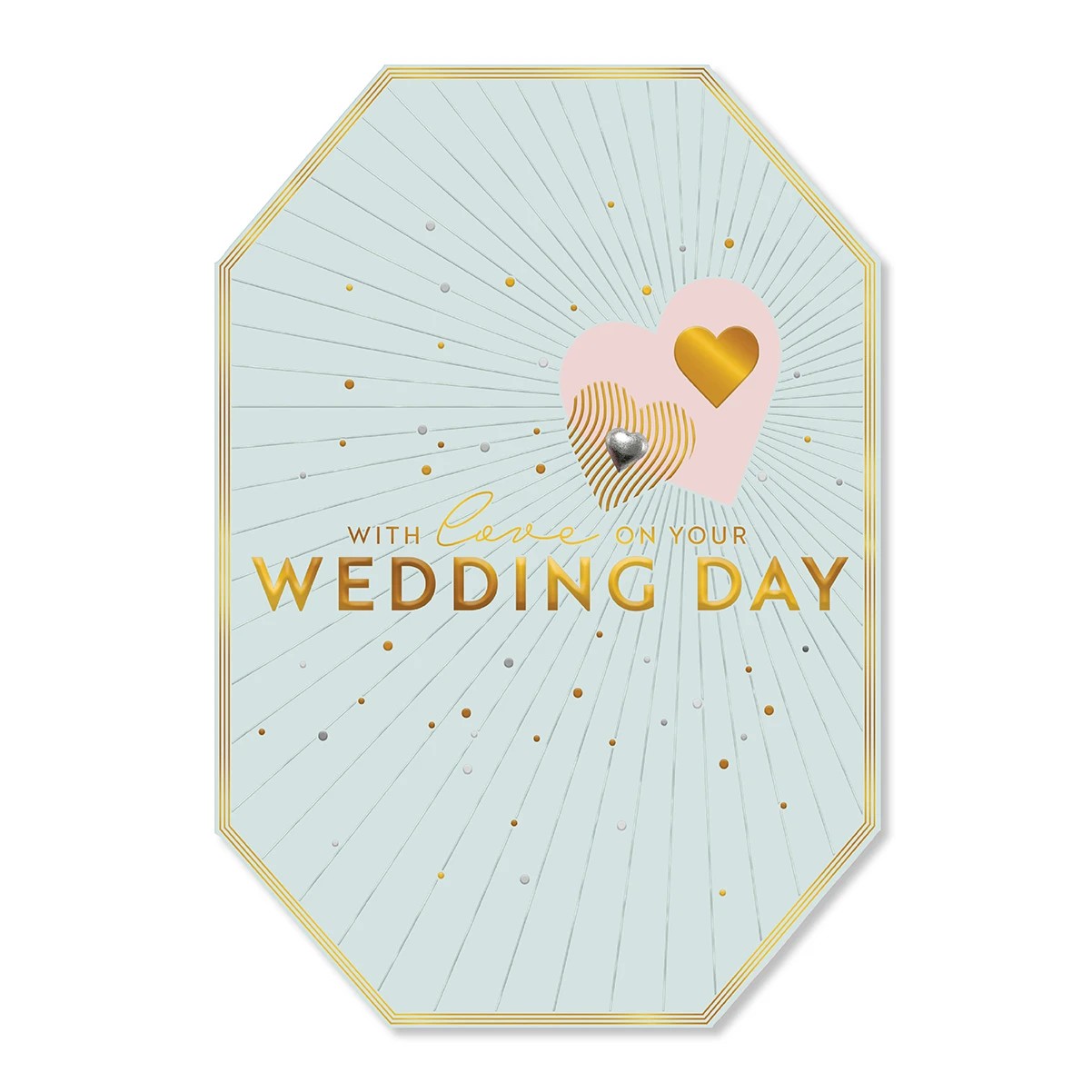 3 Hallmark Wedding Day Card - Gold and Silver, 3 of 3