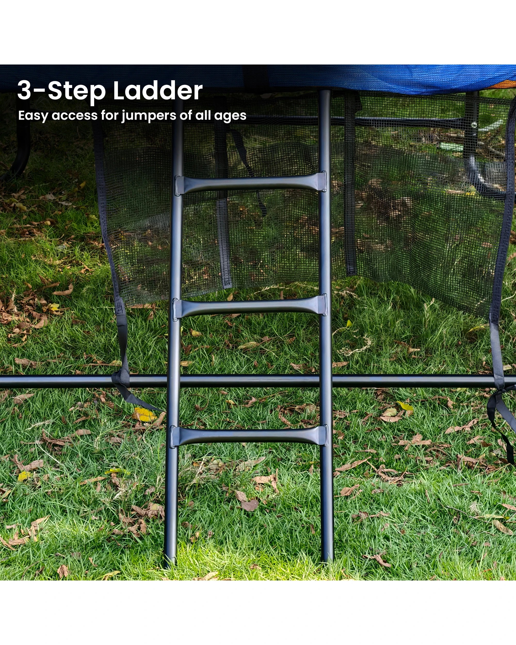 5 Kahuna 14 ft Springless Trampoline with Basketball Set, 5 of 10