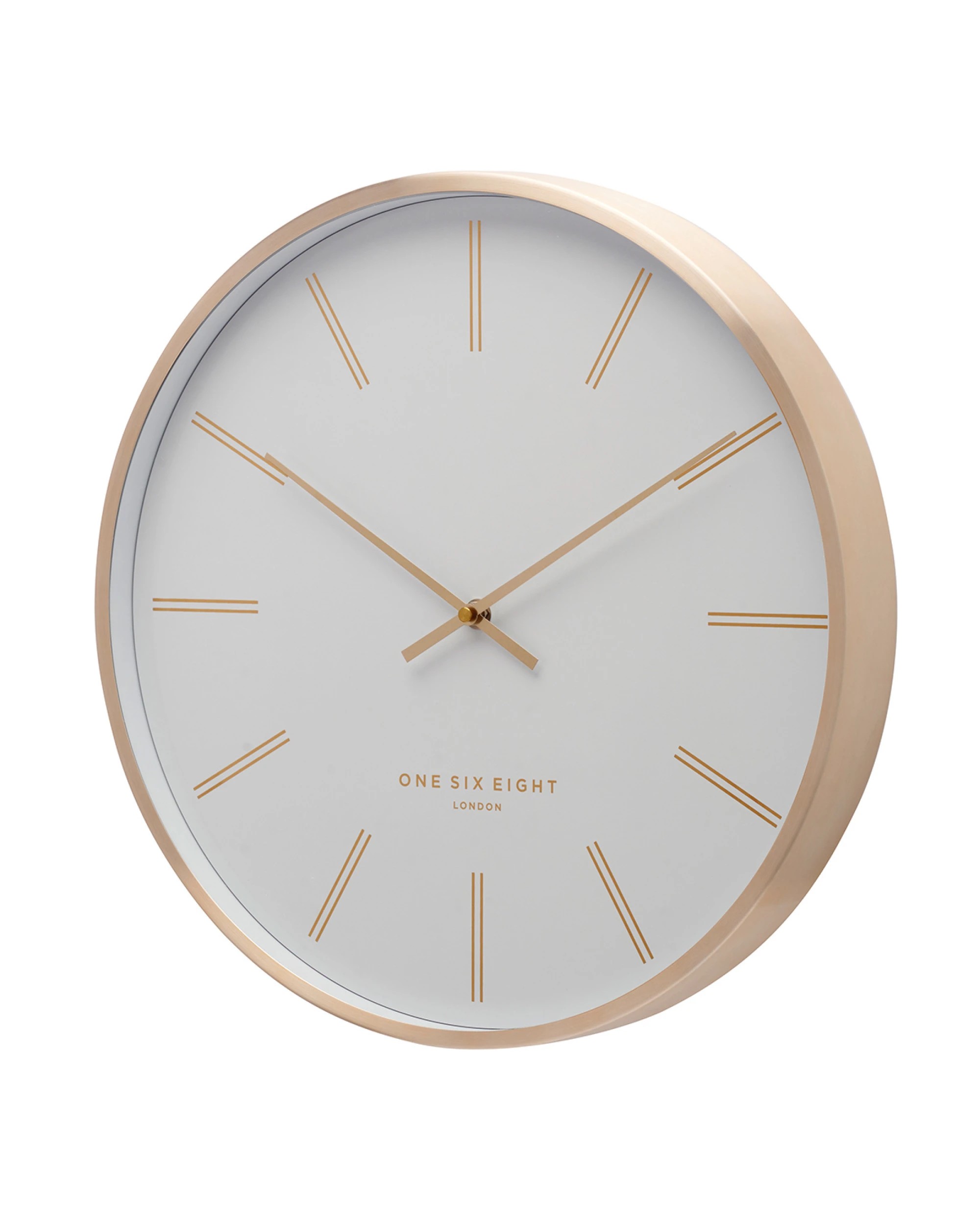 2 One Six Eight London Otto Silent Wall Clock - 40cm - White, 2 of 4
