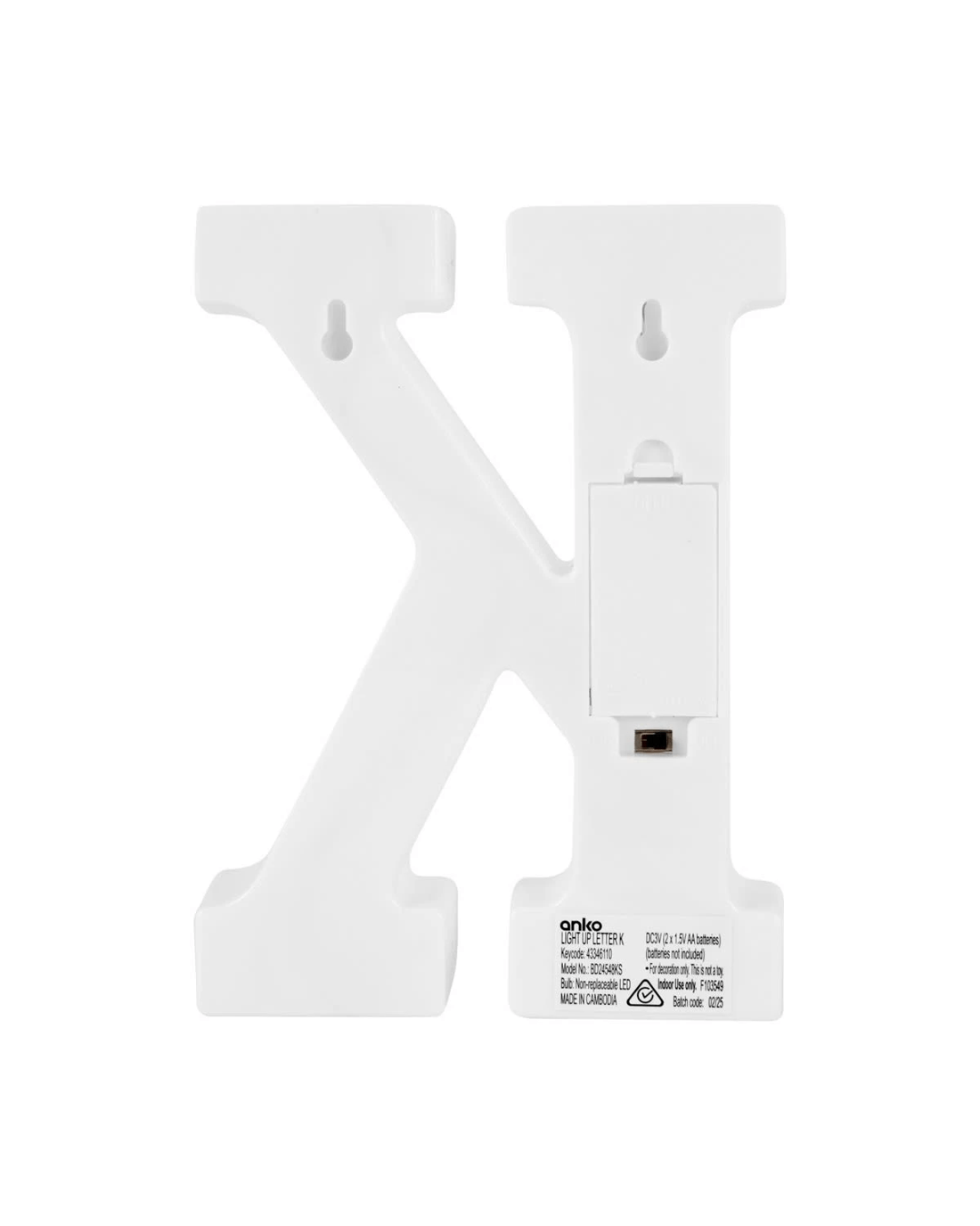 3 Light Up Letter - K, 3 of 5