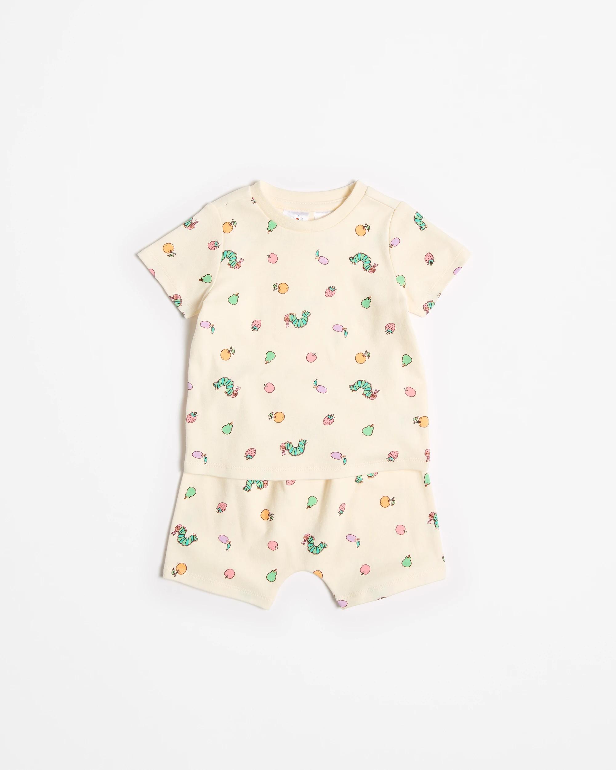 4 Baby The Very Hungry Caterpillar Organic Cotton Short Pyjama Set - 2 Pack MULTI, 4 of 5