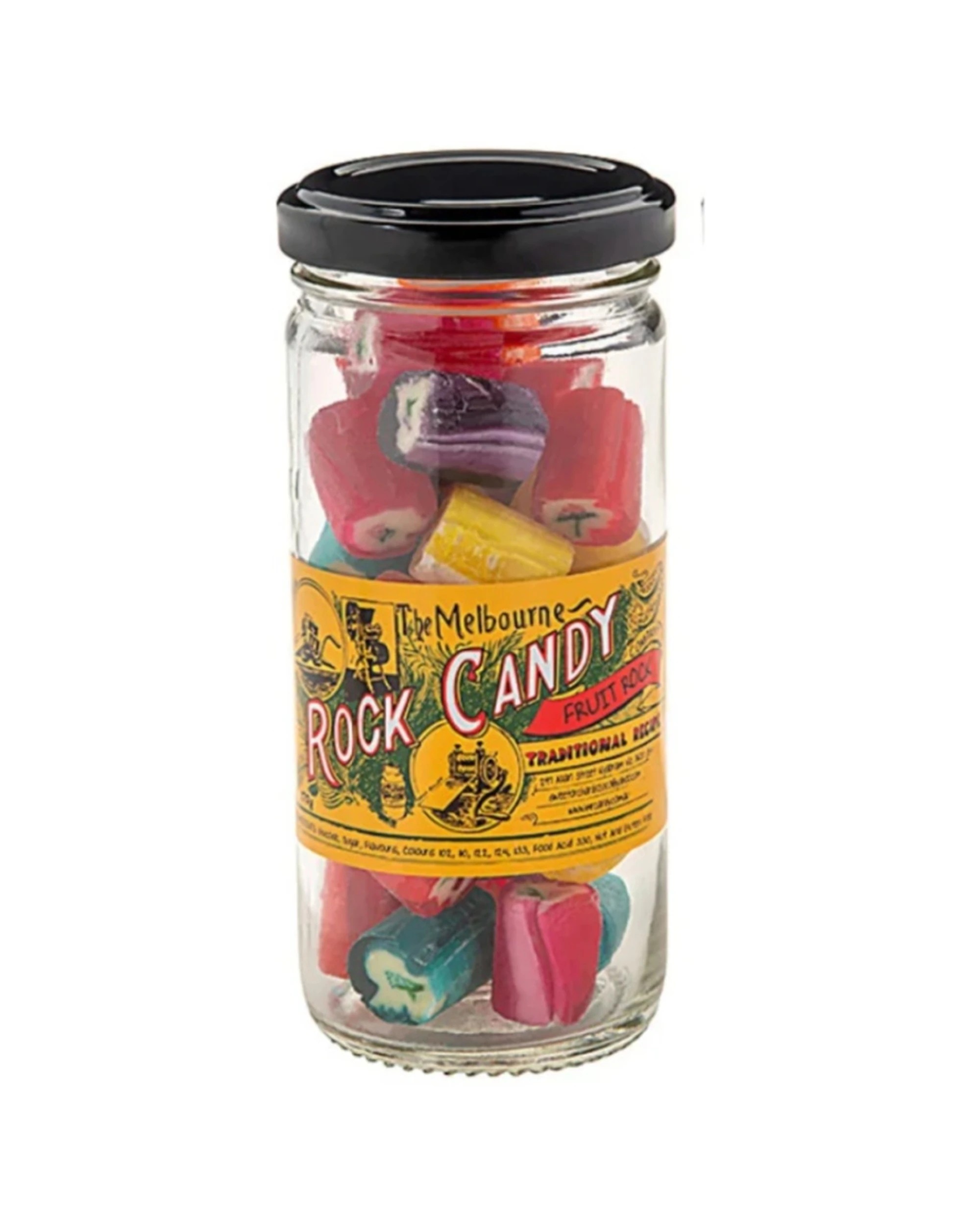 1 The Melbourne Rock Candy Co Fruit Hard Lollies 170g, 1 of 1