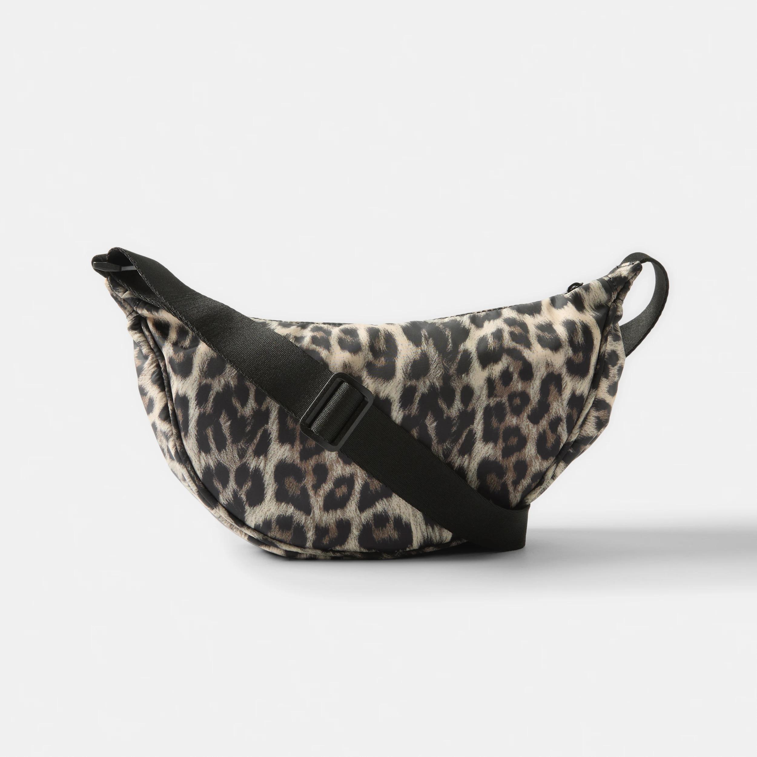 3 Urban Crescent Sling Bag LEOPARD NAT BEIGE, 3 of 5