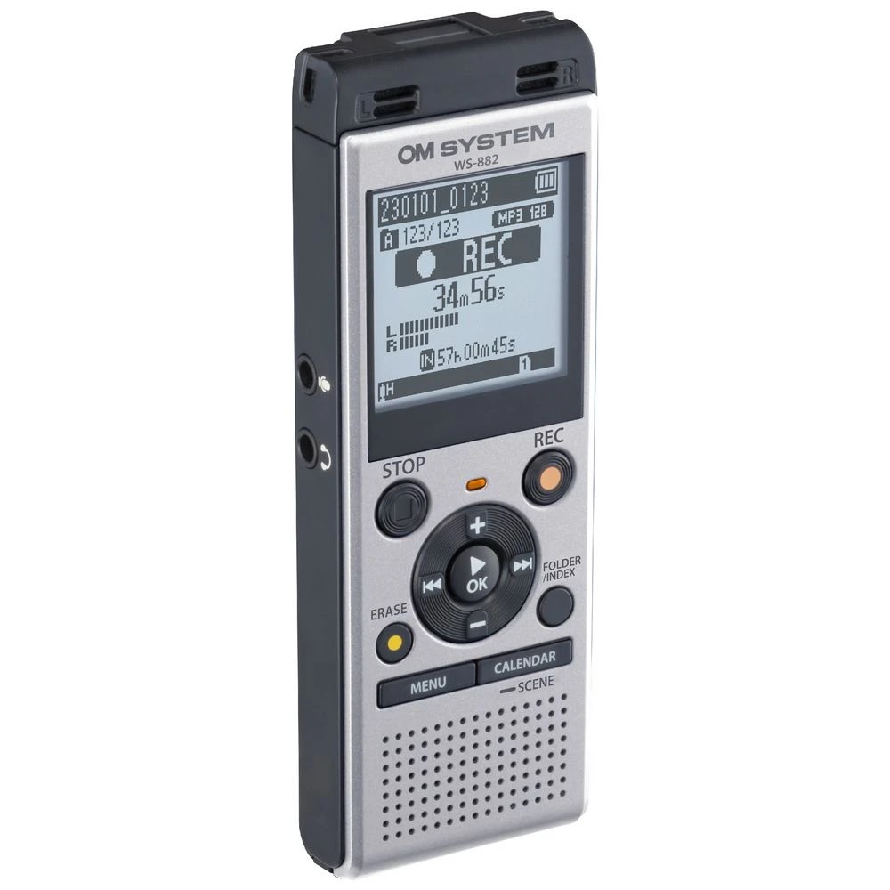3 OM-Systems WS-882 Voice Recorder Silver, 3 of 3