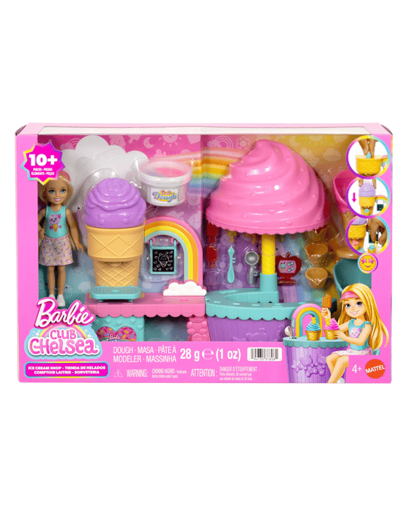 Barbie Club Chelsea Ice Cream Shop Doll and Accessories - Multi