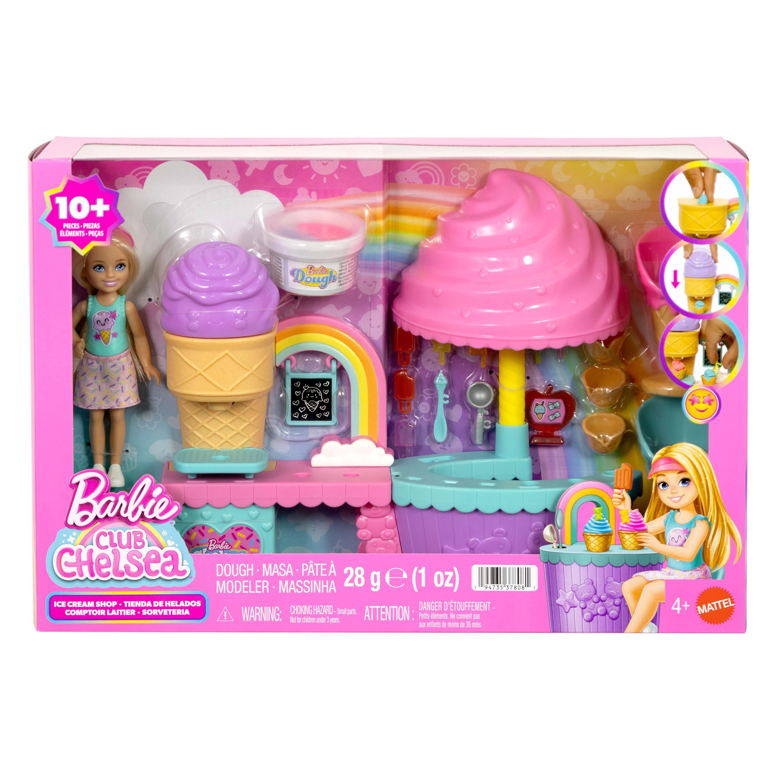 1 Barbie Club Chelsea Ice Cream Shop Doll and Accessories - Multi, 1 of 5