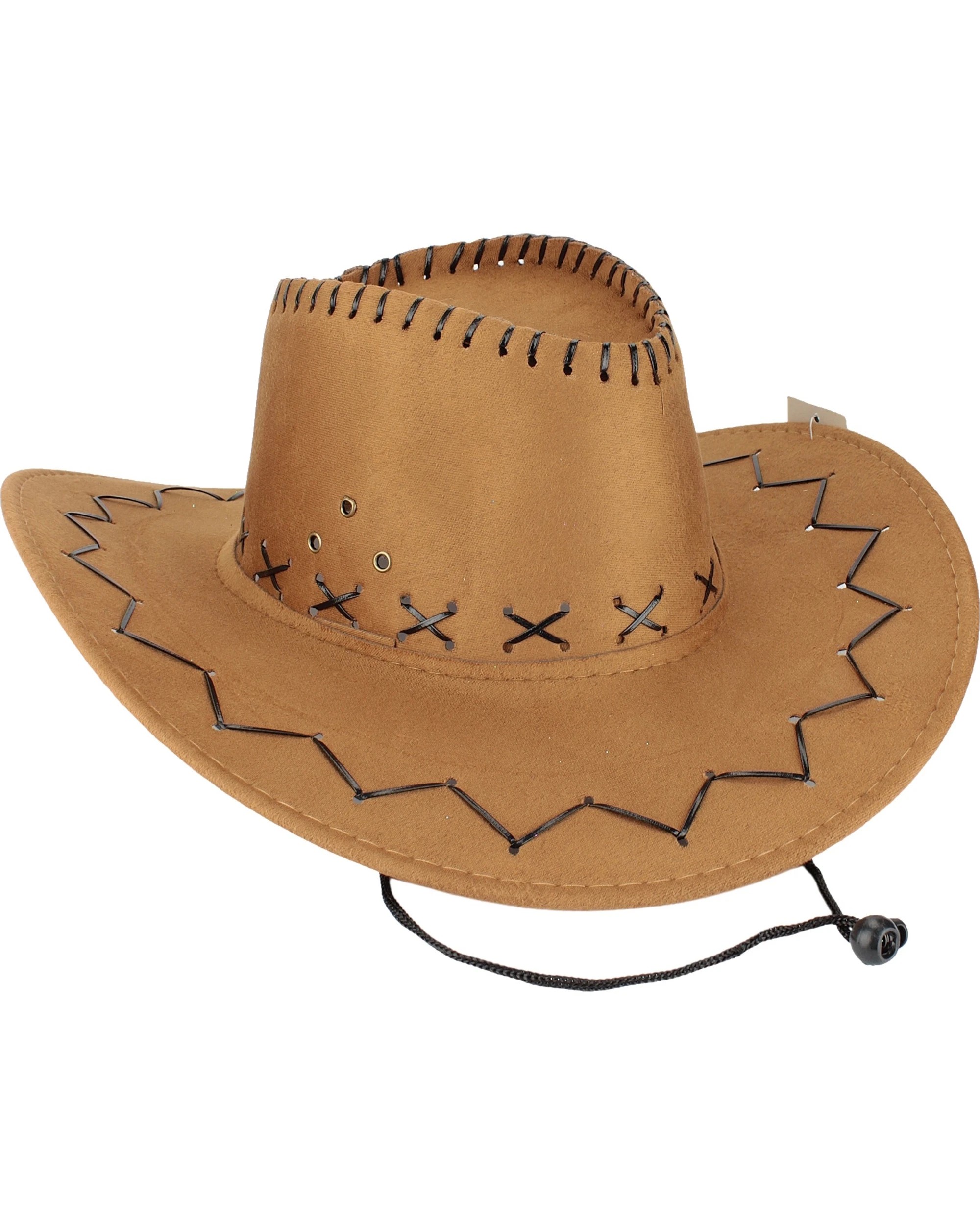1 JD Party Adults Light Brown Outback Cowboy Hat - Brown, 1 of 1