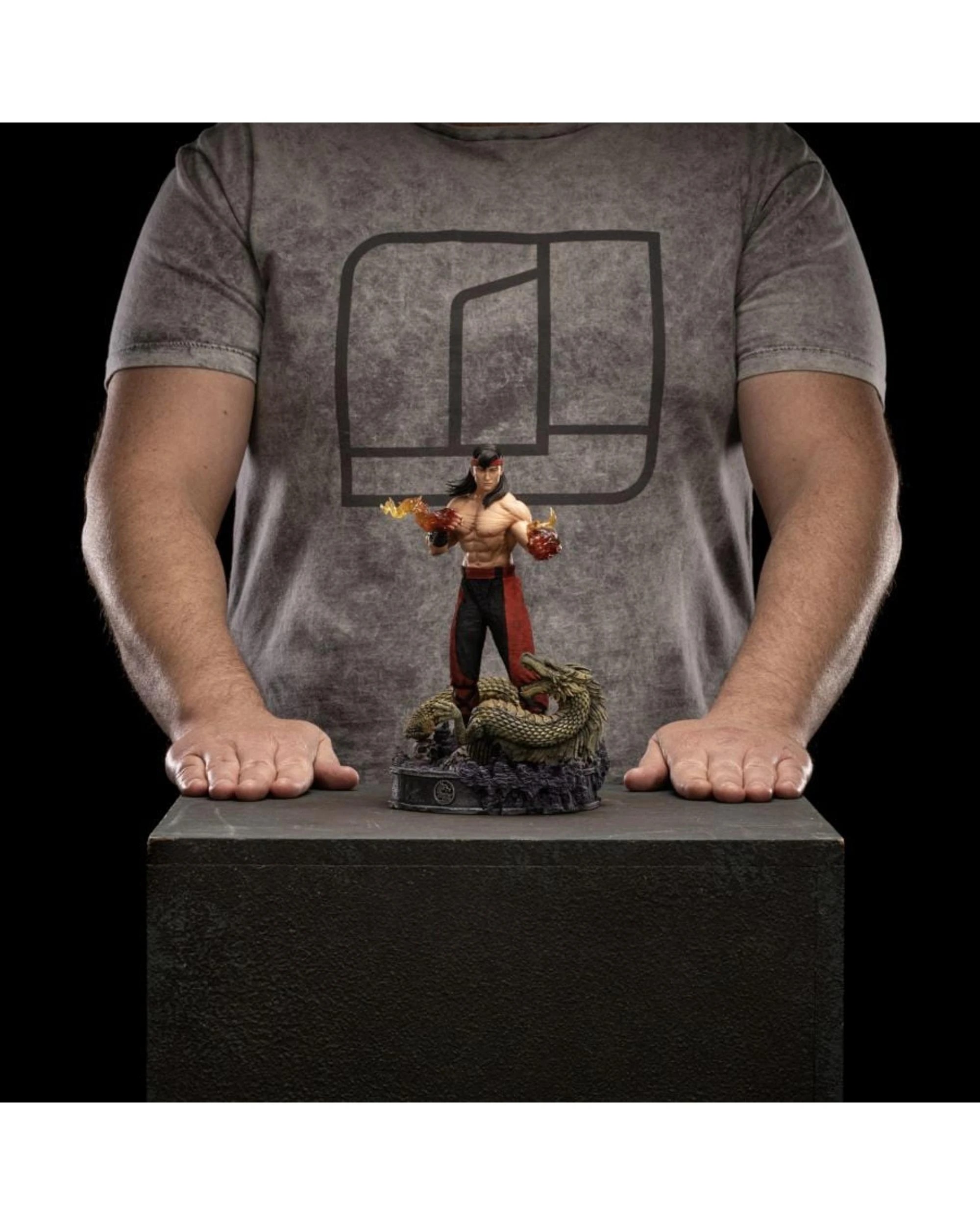 5 Mortal Kombat Liu Kang 1:10 Scale Statue, 5 of 5