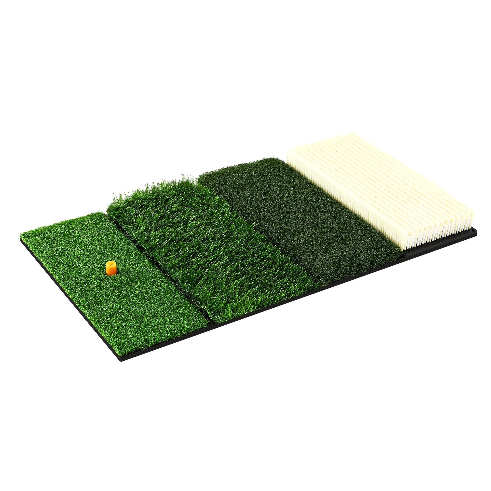 1 Everfit Golf Hitting Mat Practice Turf 4 in 1 Foldable Training Aid Backyard - Green, 1 of 8