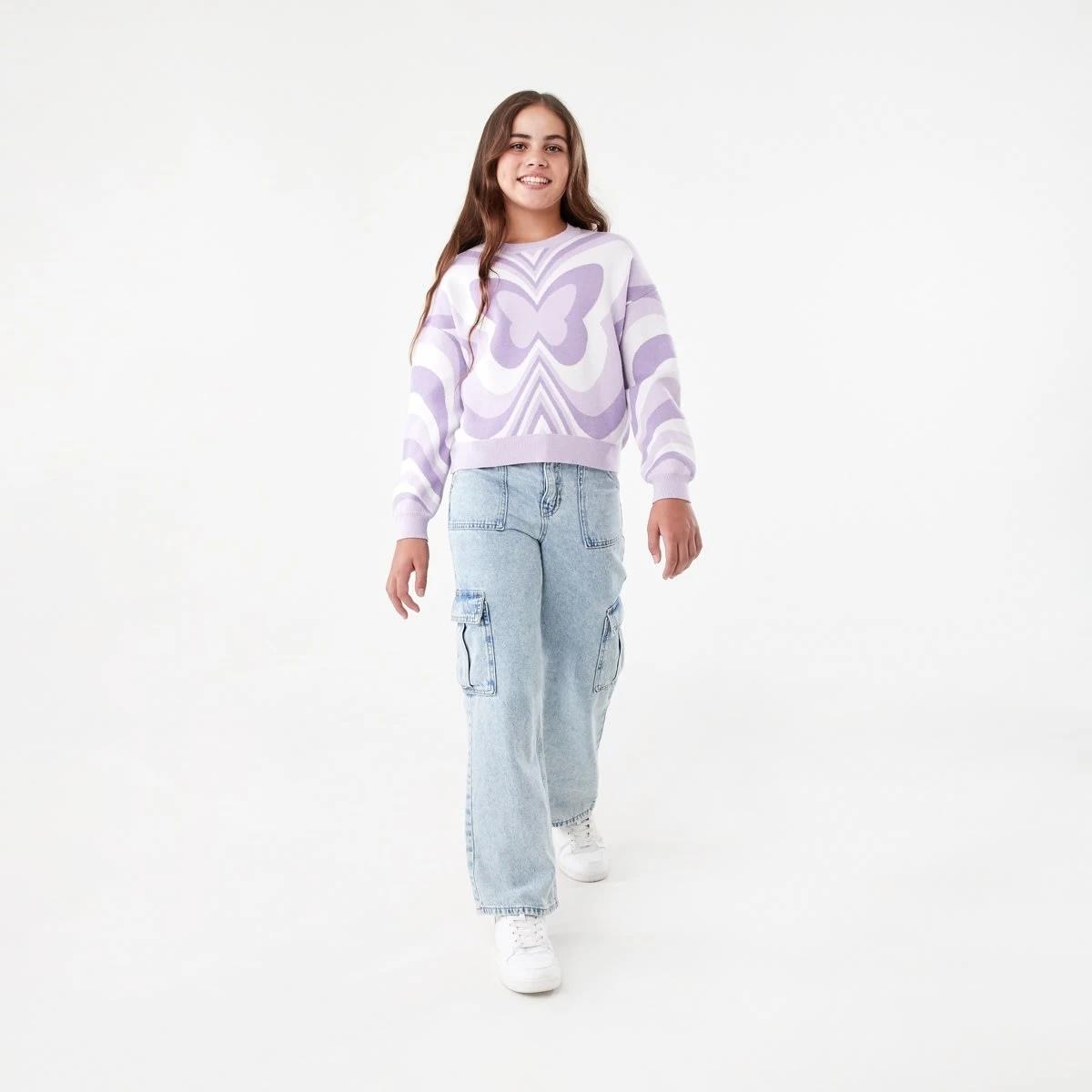 5 Jacquard Knit Top Marble, 5 of 8