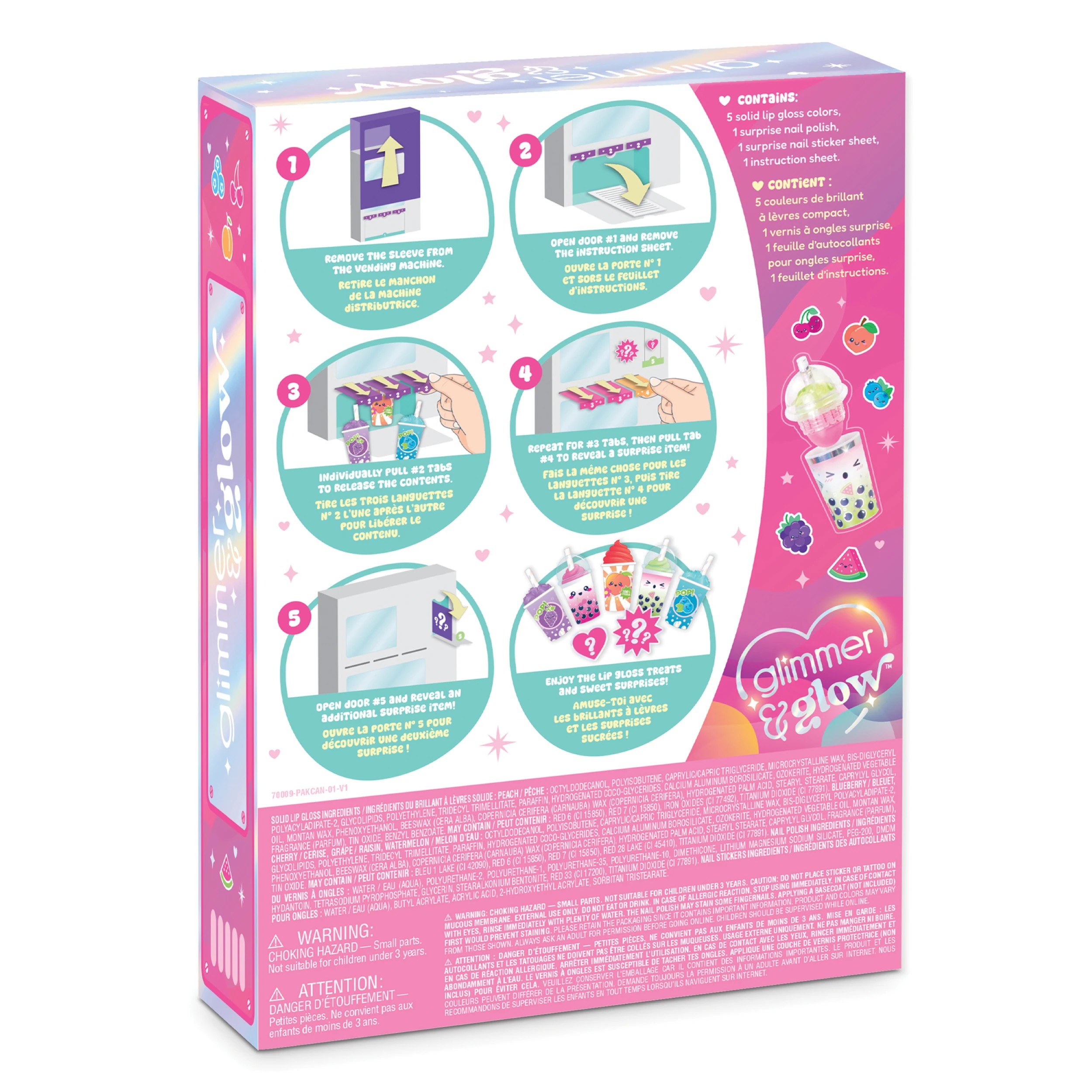 2 Make It Real Fruity Beauty Cosmetics Vending Machine - Multi, 2 of 5
