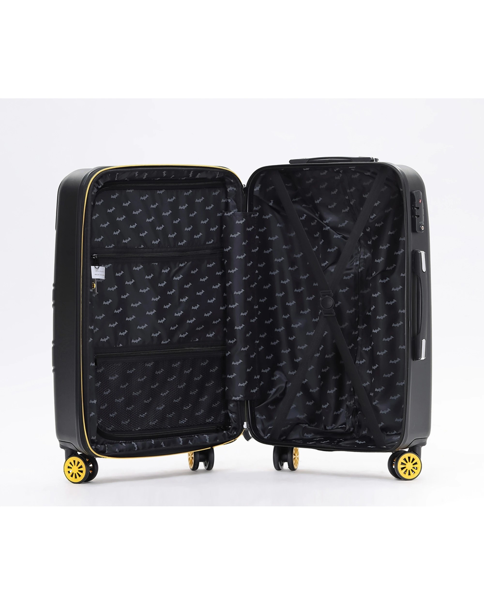 7 Batman 24" Trolley Checked Luggage Travel Suitcase Durable - Black, 7 of 8