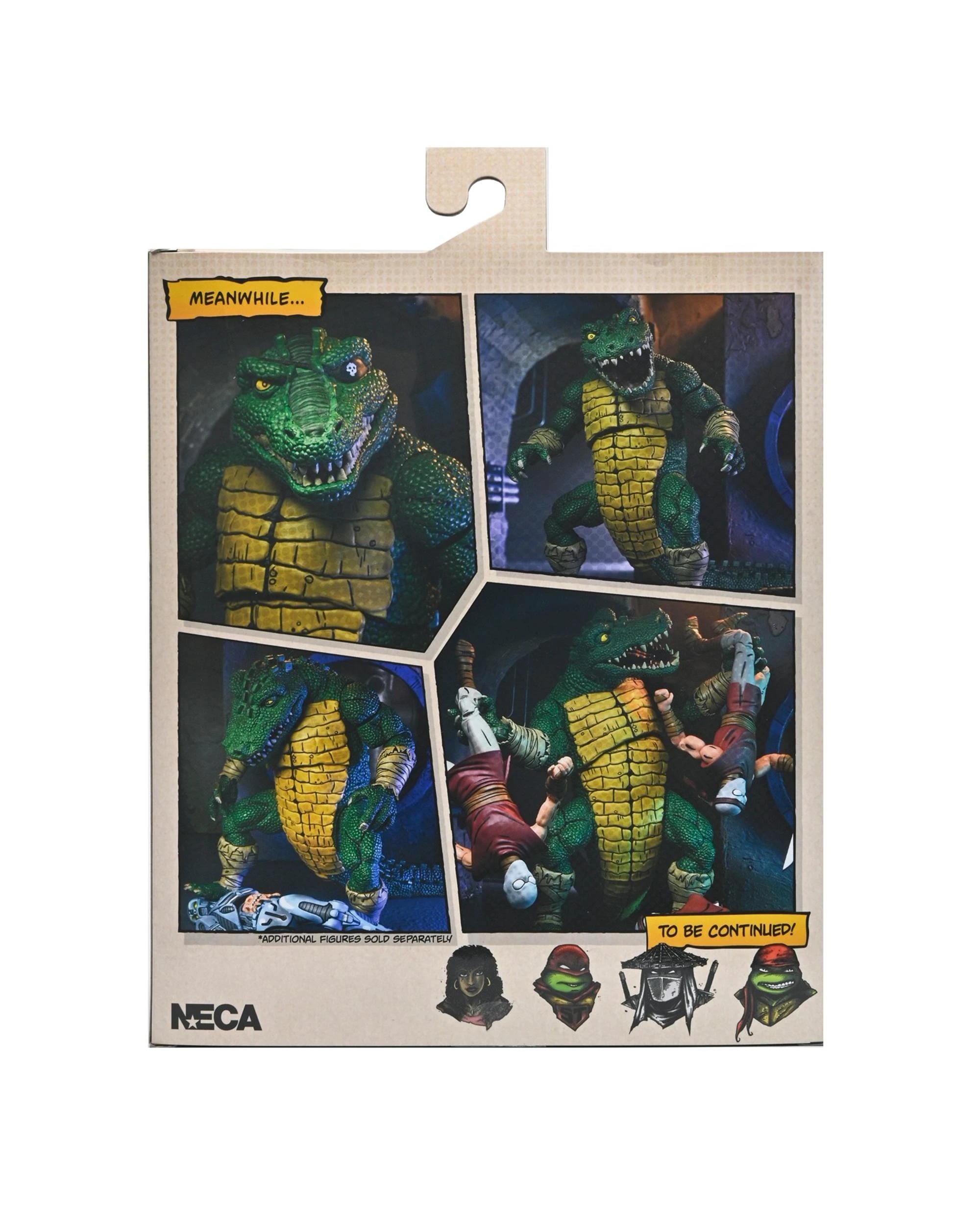 4 NECA Teenage Mutant Ninja Turtles Mirage Comics Leatherhead 7 inch Scale Action Figure, 4 of 4
