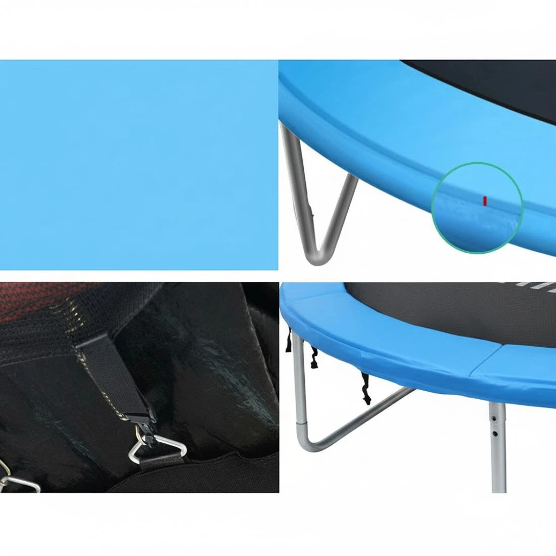 5 Everfit 10FT Trampoline for Kids w/ Ladder Enclosure Safety Net Pad Gift Round - Multi, 5 of 7