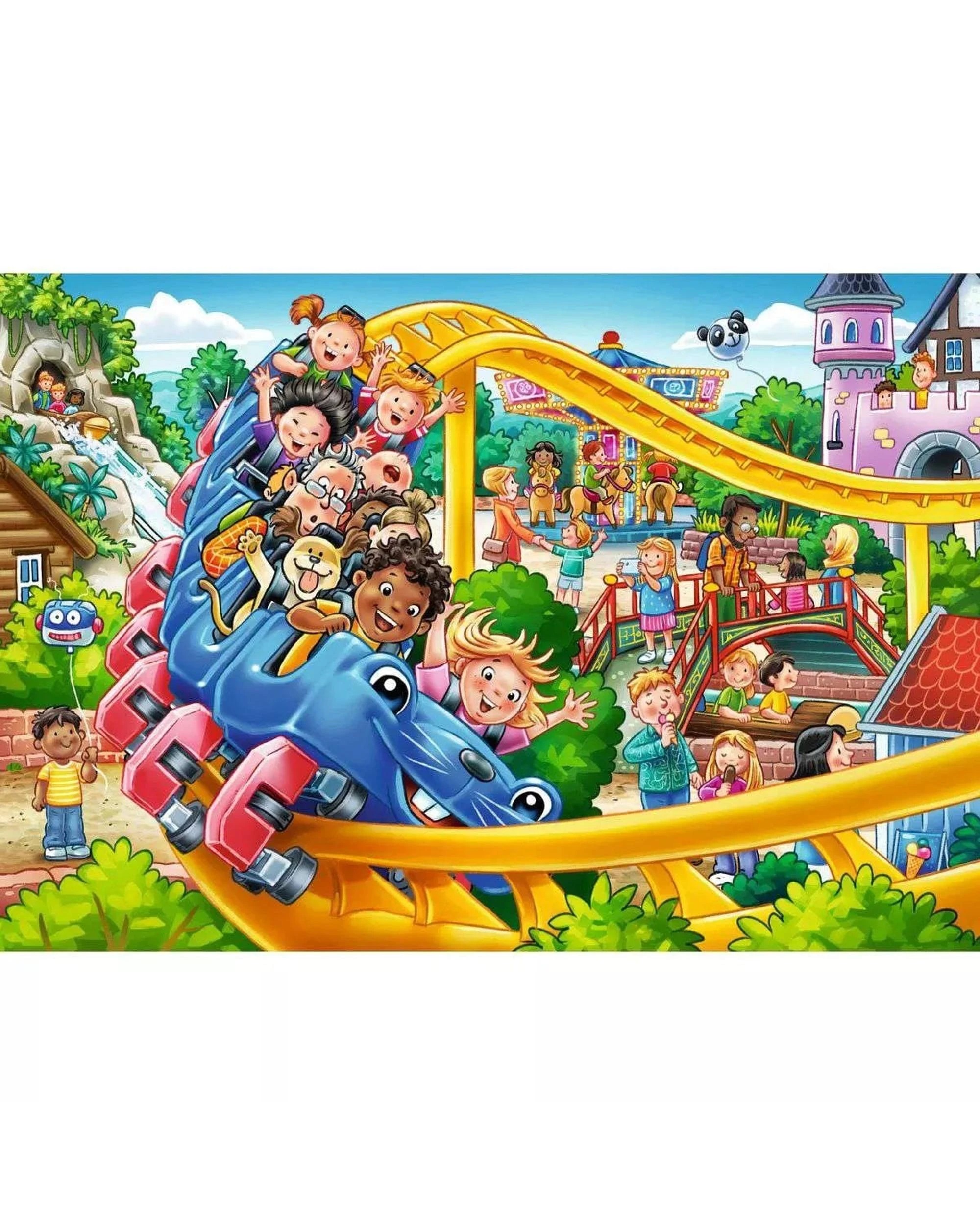 4 Ravensburger Amusement Park 2 x 24 Piece Jigsaw Puzzle 2 Pack, 4 of 5