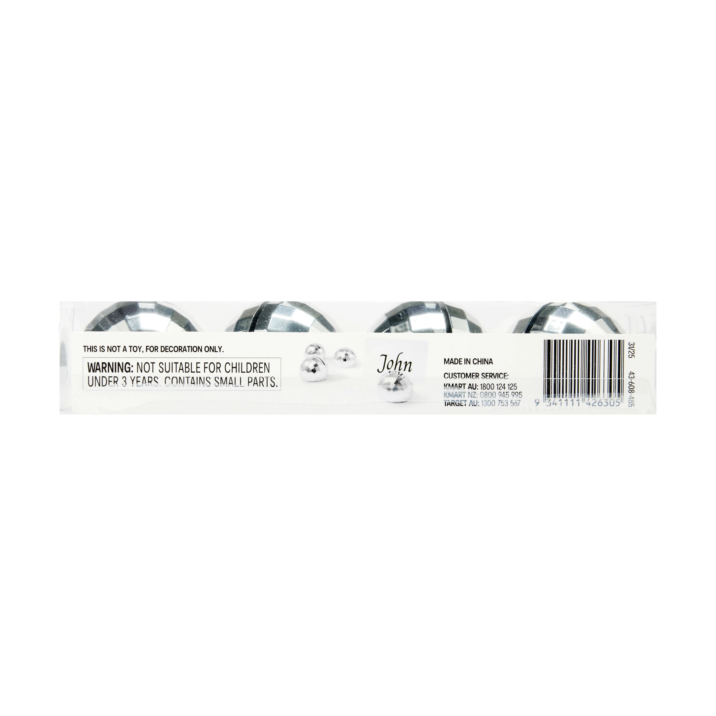 7 4 Pack Disco Ball Placecard Holders, 7 of 7