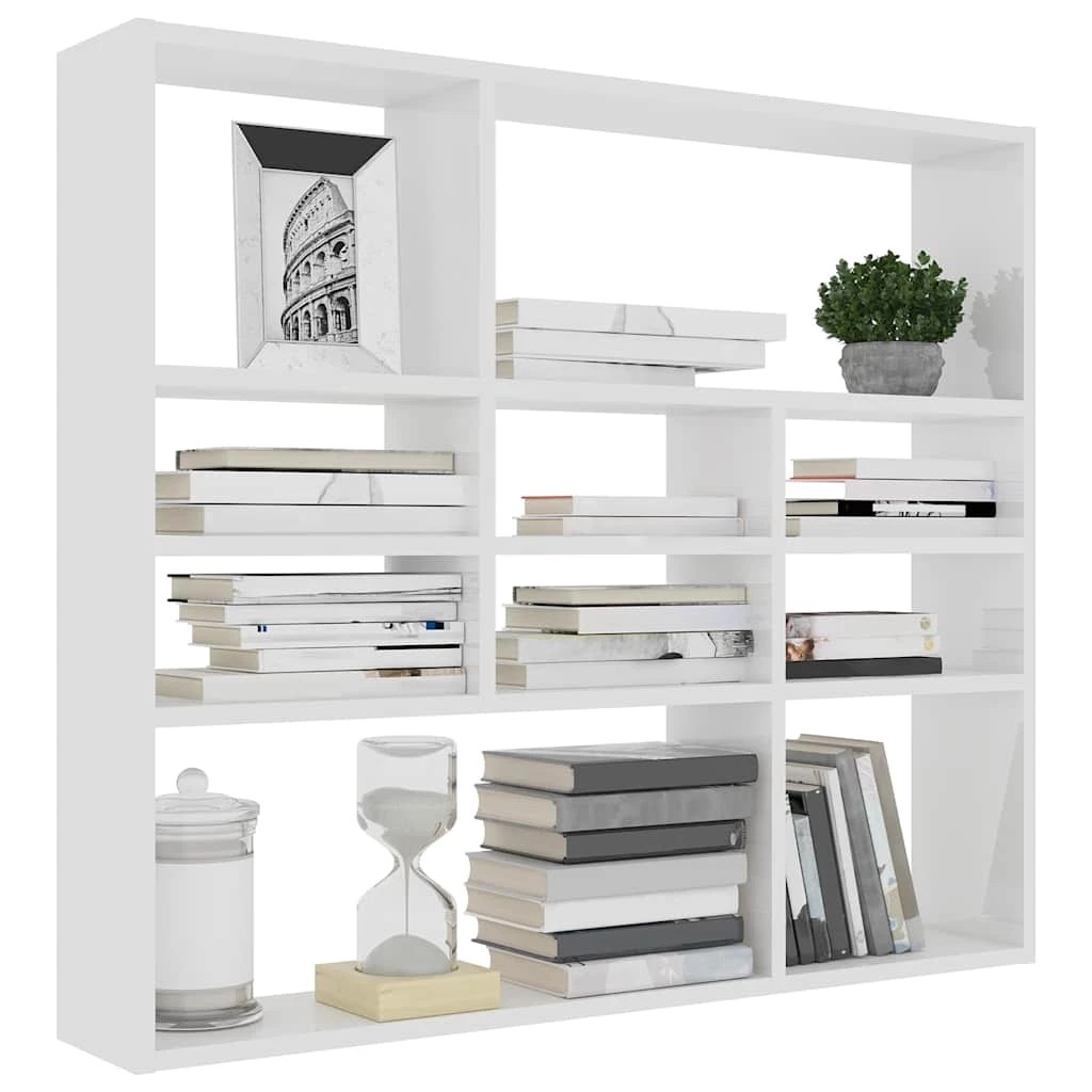 3 vidaXL Wall shelf Ample Storage - White, 3 of 7