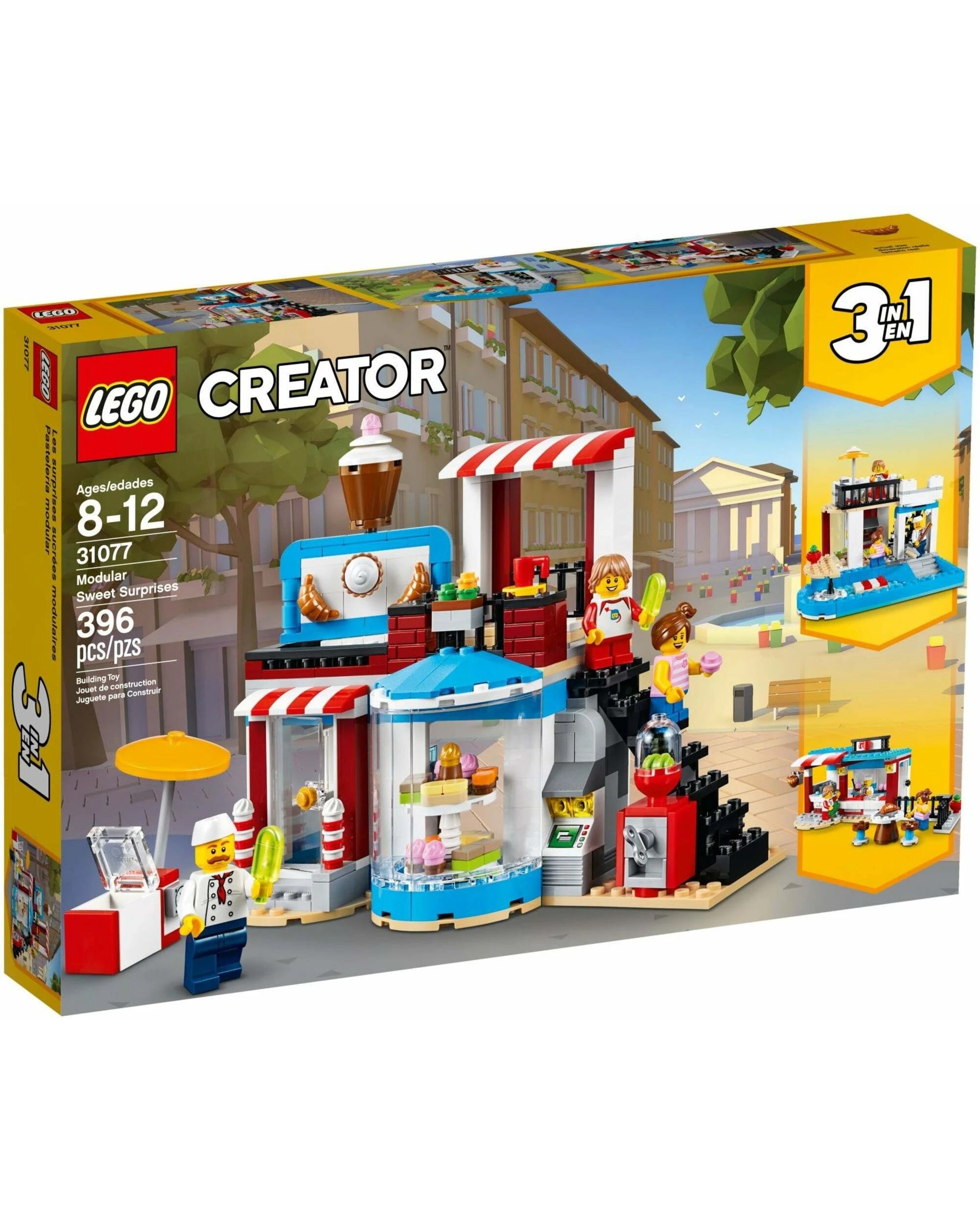 1 LEGO 31077 Modular Sweet Surprises: Cake Shop, Pool House & Cafe 3in1, 1 of 4