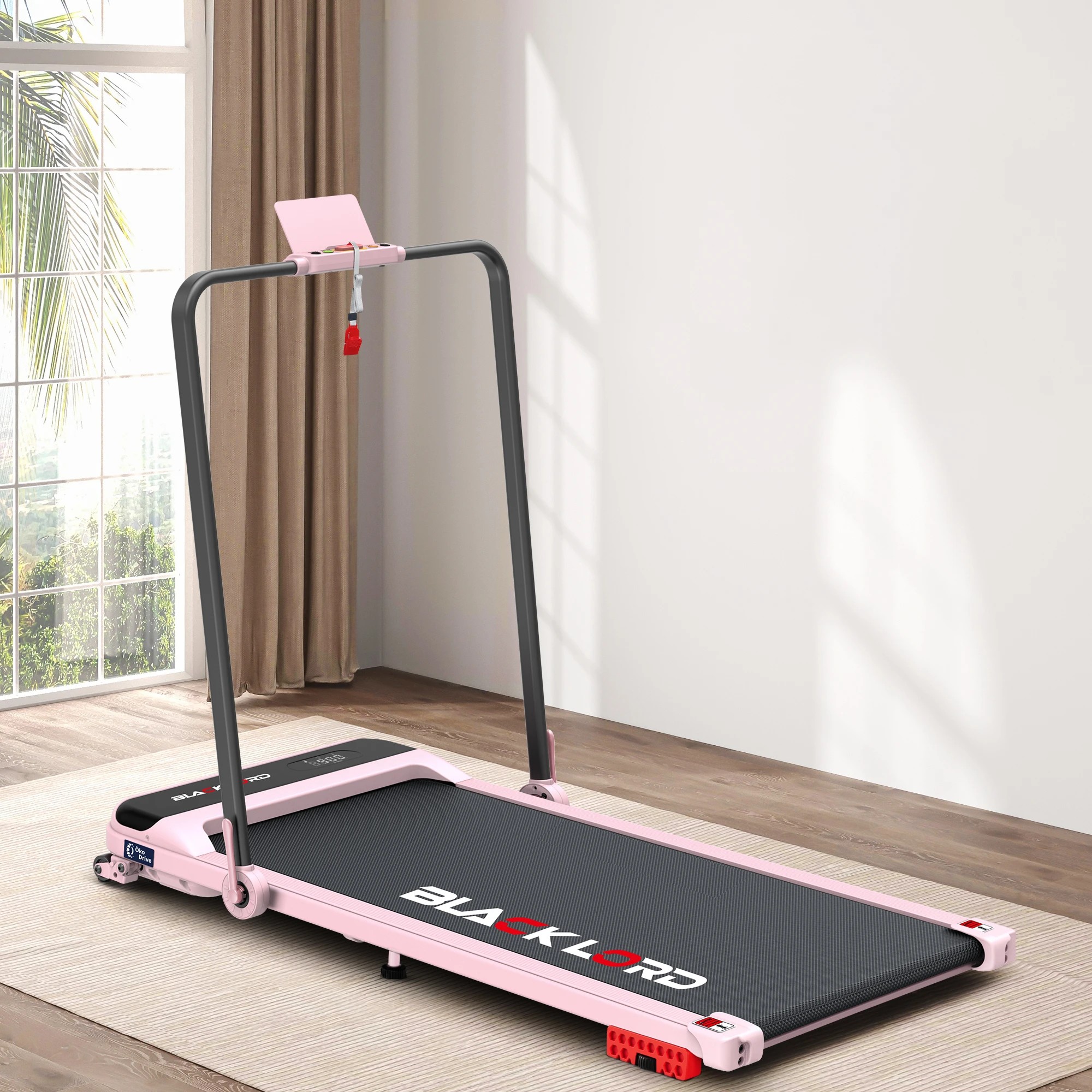 9 Black Lord Treadmill Electric Walking Pad Home Office Incline Foldable - Pink, 9 of 9
