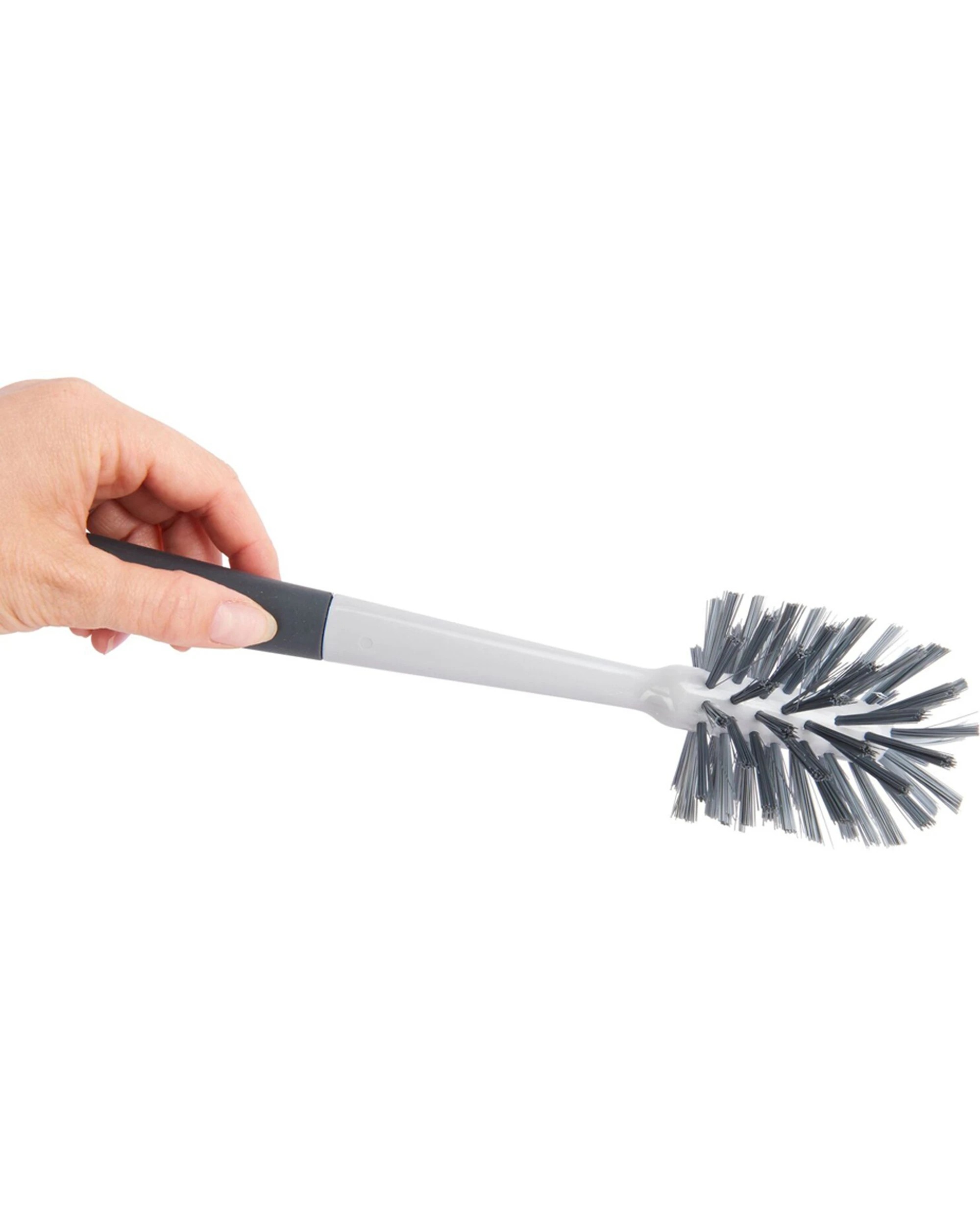 4 MasterCraft 6PK Long Handle Bottle Brush Cleaner Flexible Bristles 32cm - Grey, 4 of 5