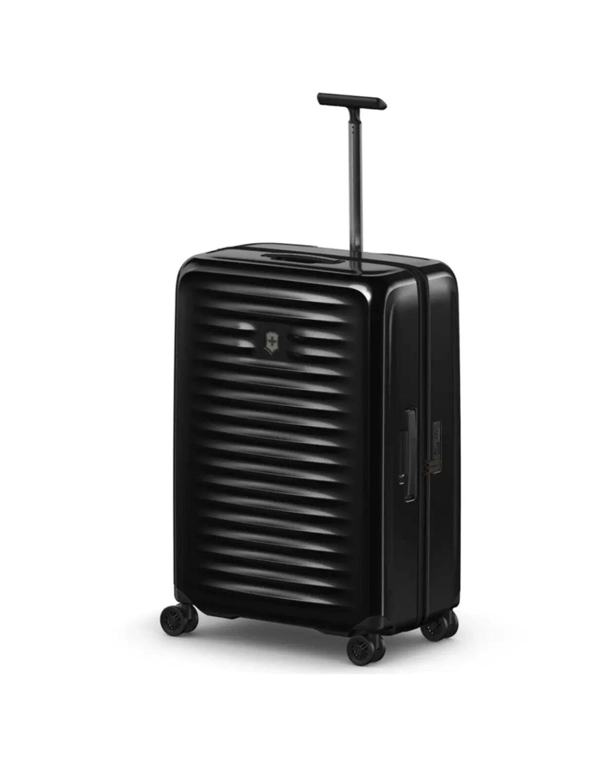 1 Victorinox Airox Large 75 cm Hardside Suitcase Made From Virgin Polycarbon - Black, 1 of 7