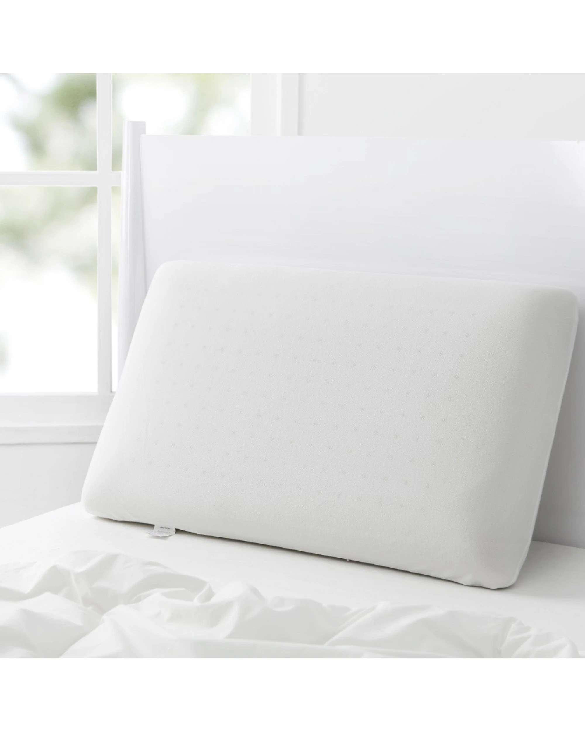 1 Dreamaker Firm Pincore Memory Foam Pillow 65x40cm - White, 1 of 4