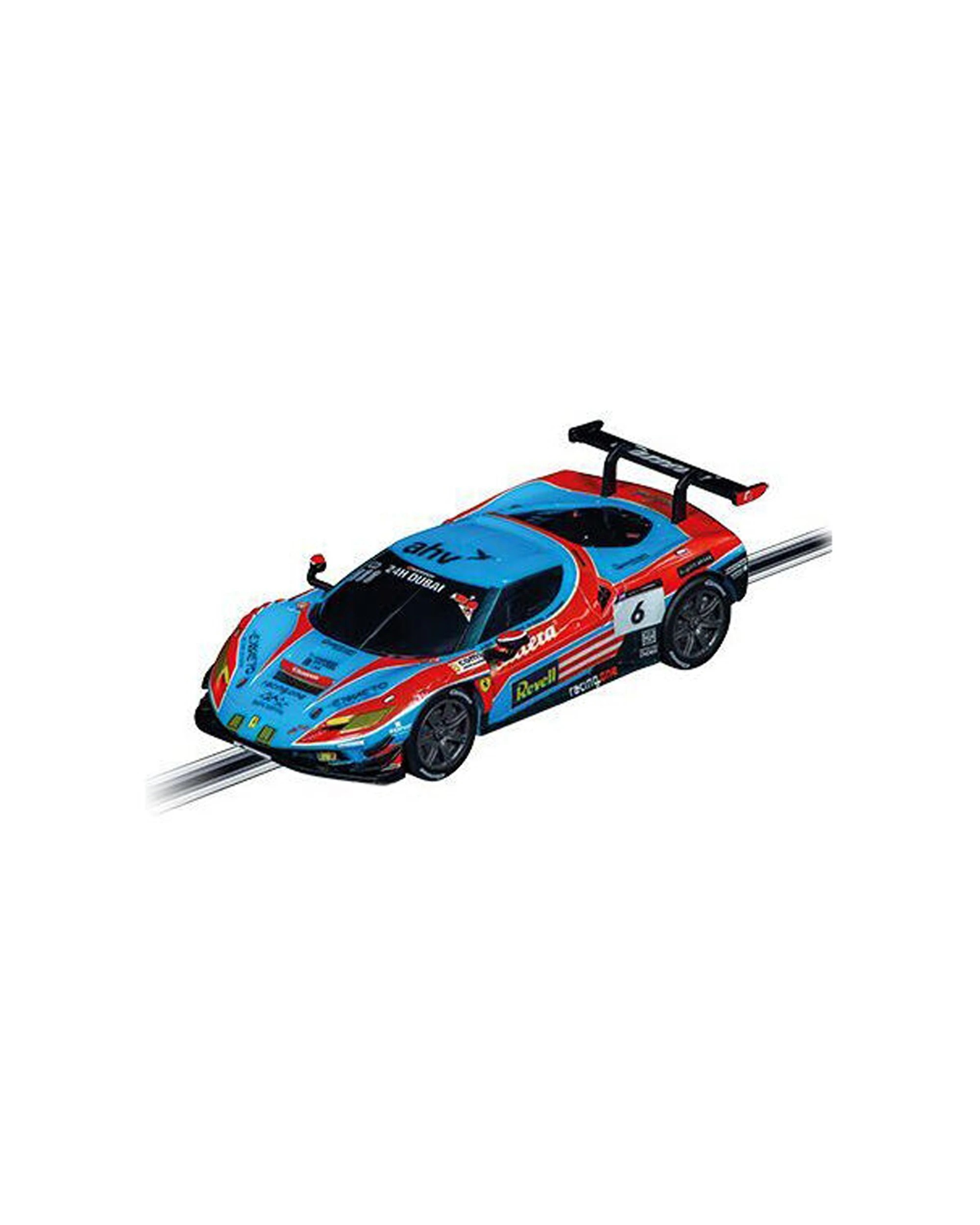 2 Carrera Ferrari 296 GT3 No 20 24H Dubai Slot Car 1.43 Scale With Lights Licensed - Multi, 2 of 3