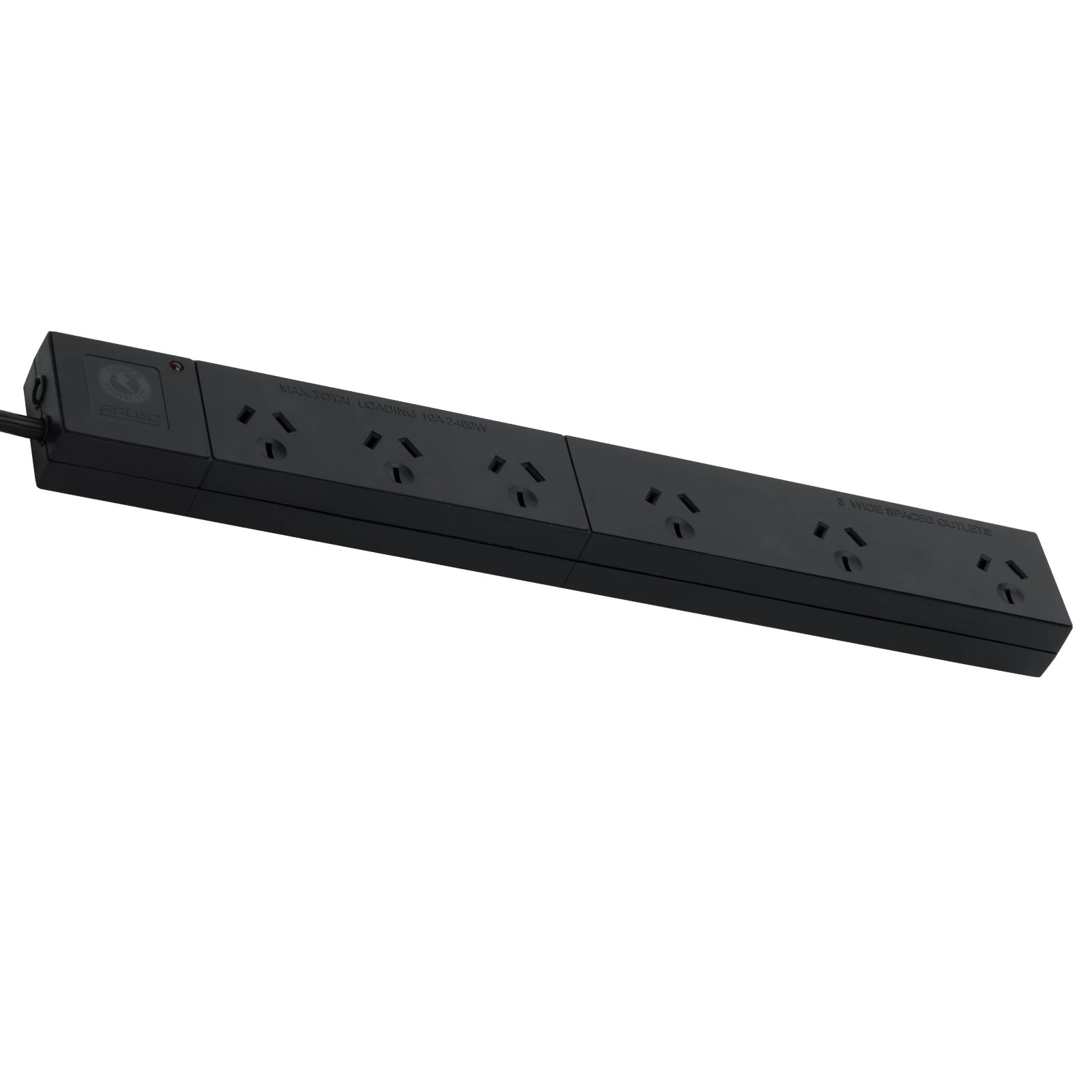 2 Arlec 6 Outlet Power Board With Wide Spacing Surge Protected, 2 of 2