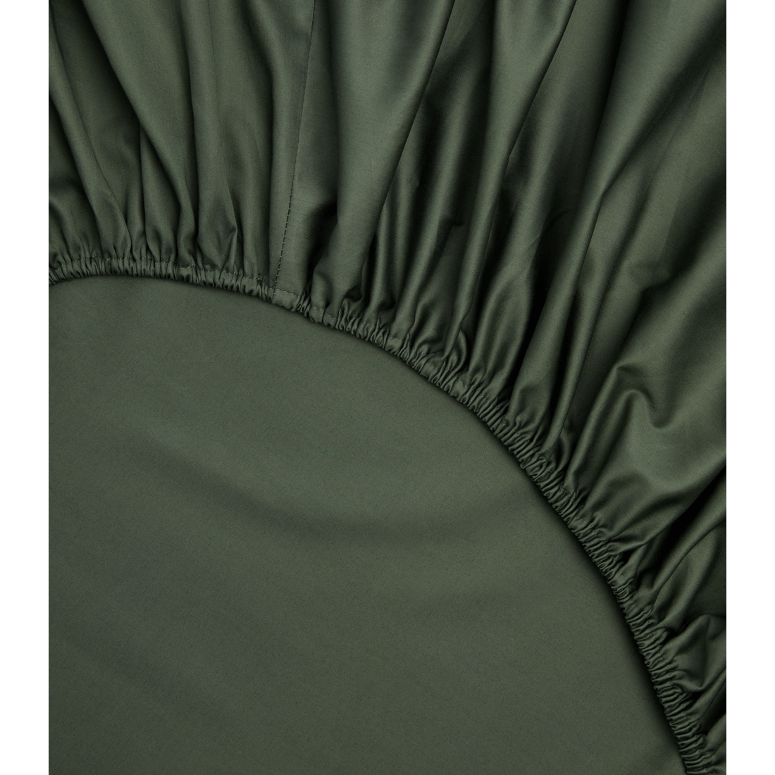 2 Supima 400 Thread Count Cotton Fitted Sheet
 - Double Bed
 - Green, 2 of 2