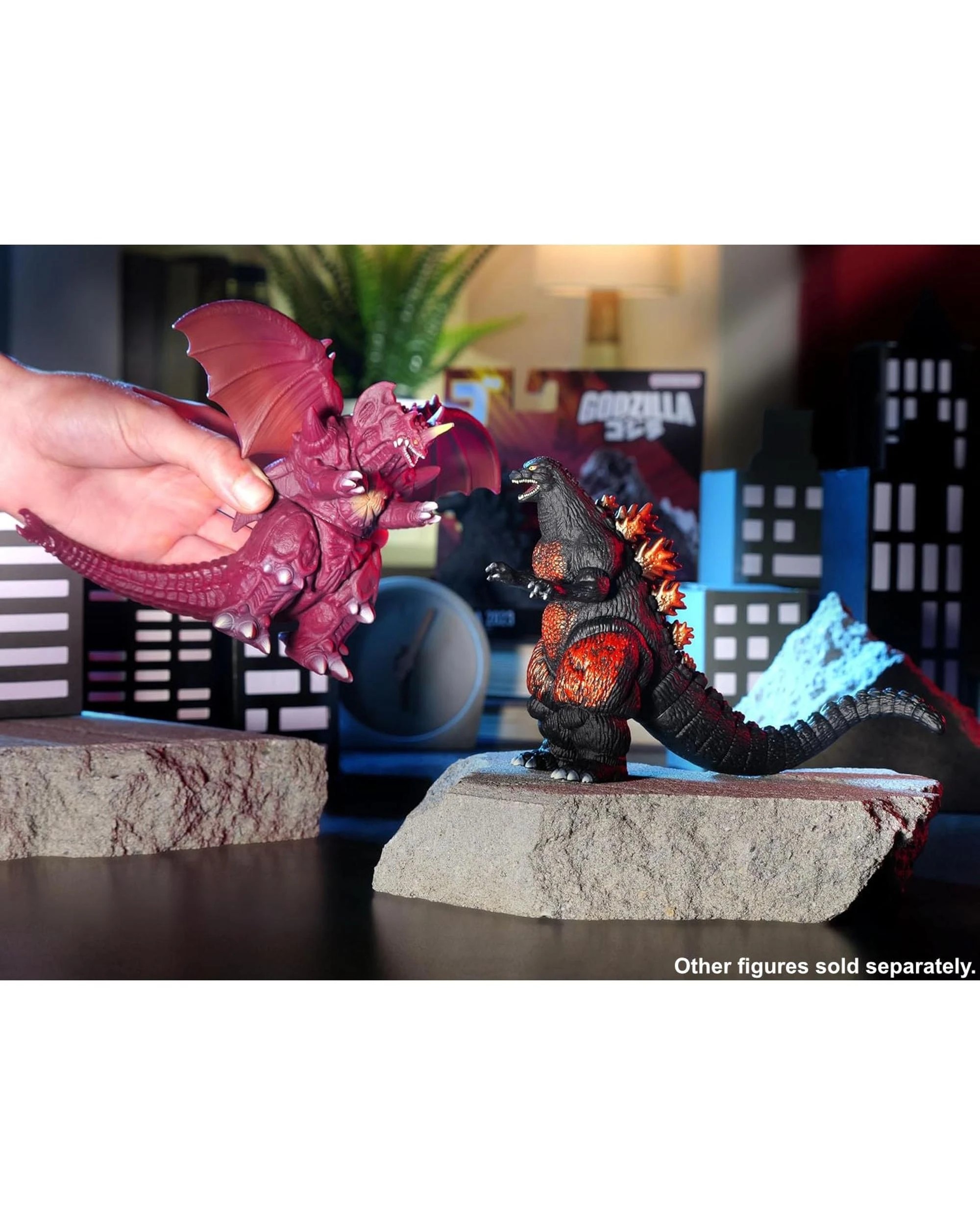 8 Bandai Godzilla Monster Series Destoroyah Soft Vinyl Figure, 8 of 9