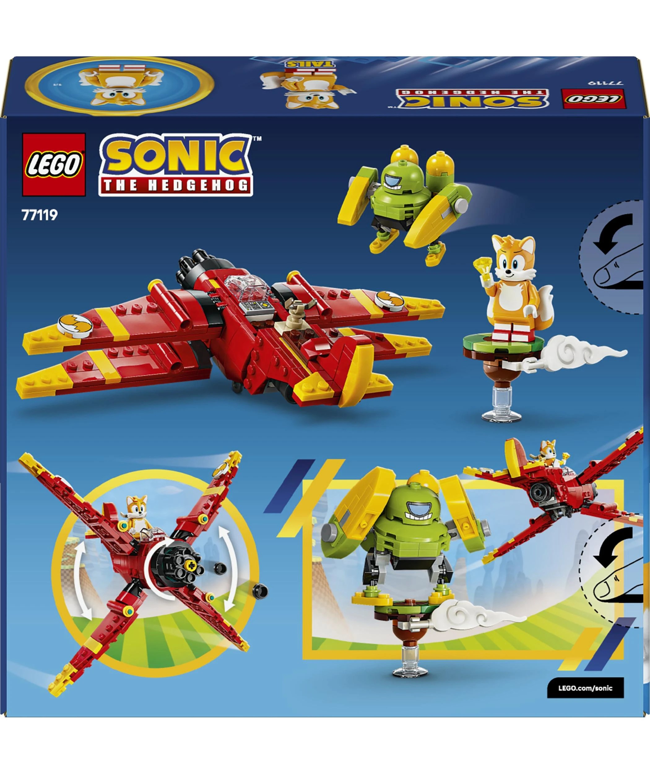 10 LEGO Sonic Tails' Tornado-1 77119, 10 of 10