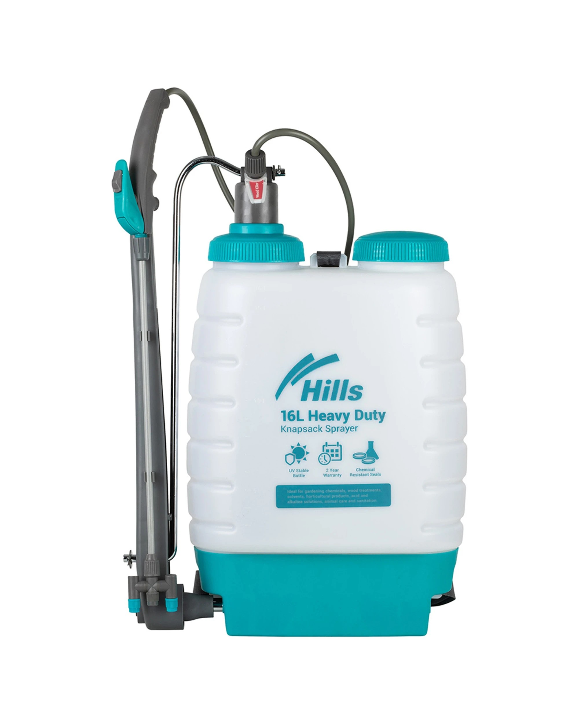 1 Hills Heavy Duty Knapsack Backpack Water Pump Pressure Spray Bottle 16L - Multi, 1 of 6