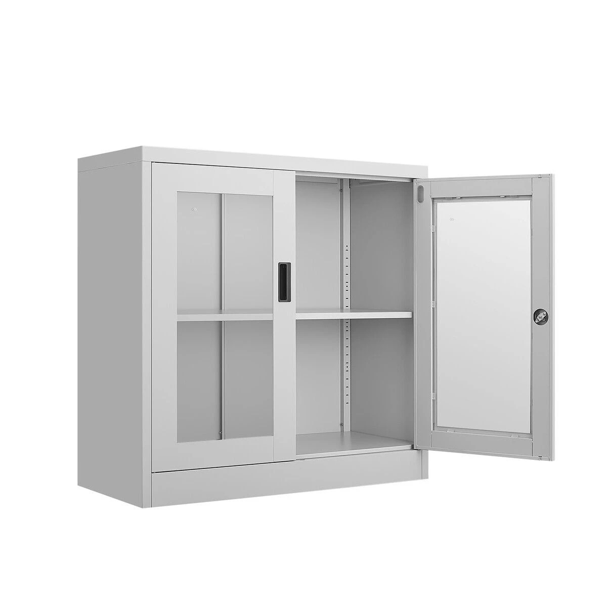 3 AUSWAY Steel Lockable File Cabinet Office Garage Storage Cupboard, 3 of 5