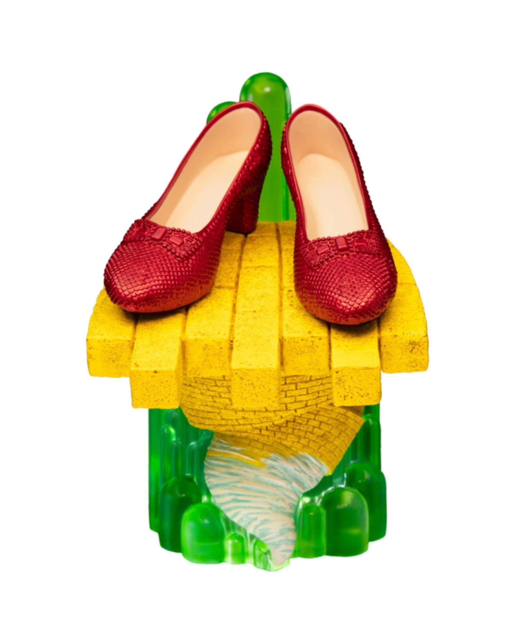 1 The Wizard of Oz Ruby Slippers 1/2 Scale Replica with Light-up Stand, 1 of 5