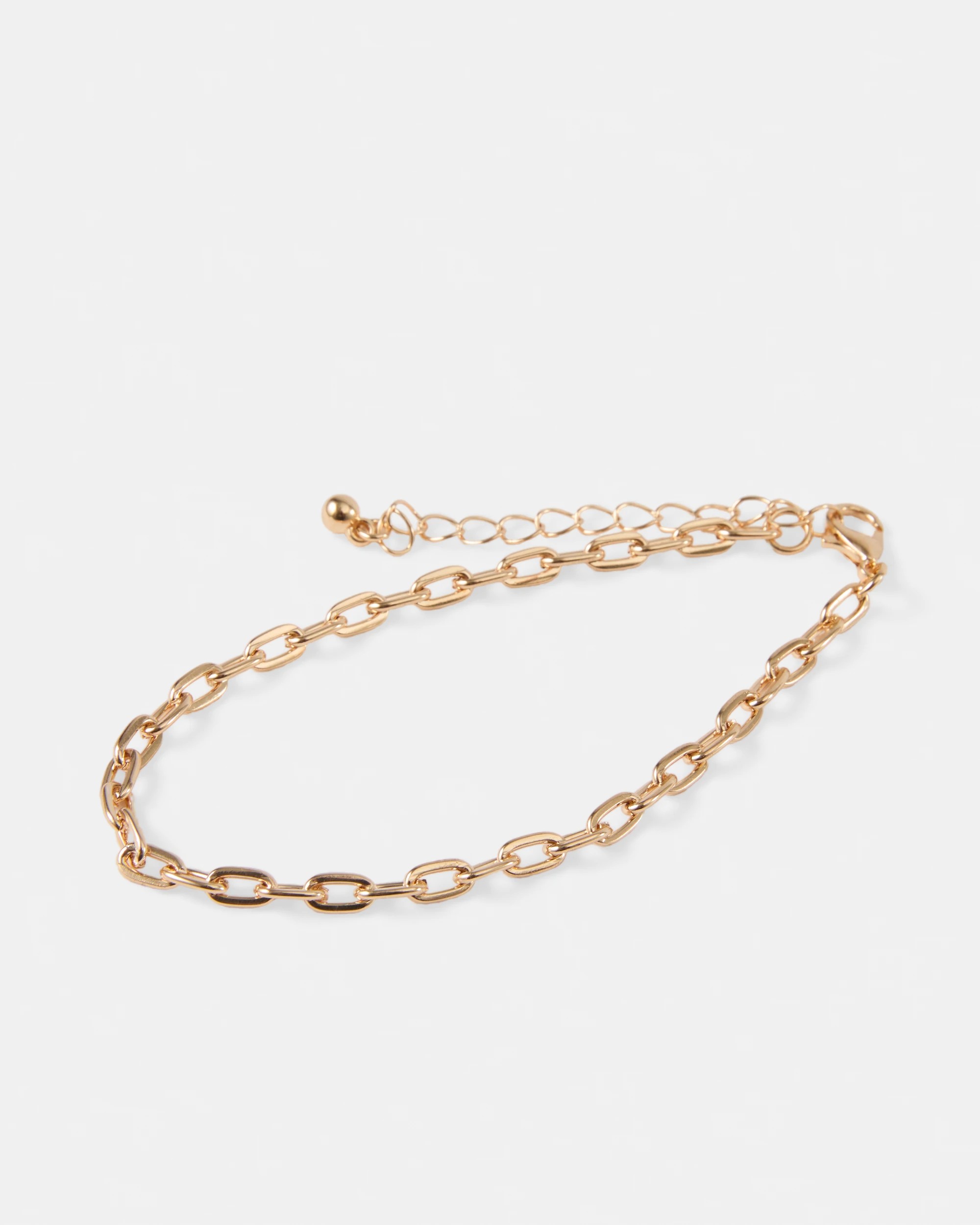 4 3 Pack Chain Bracelets - Gold Tone, 4 of 6