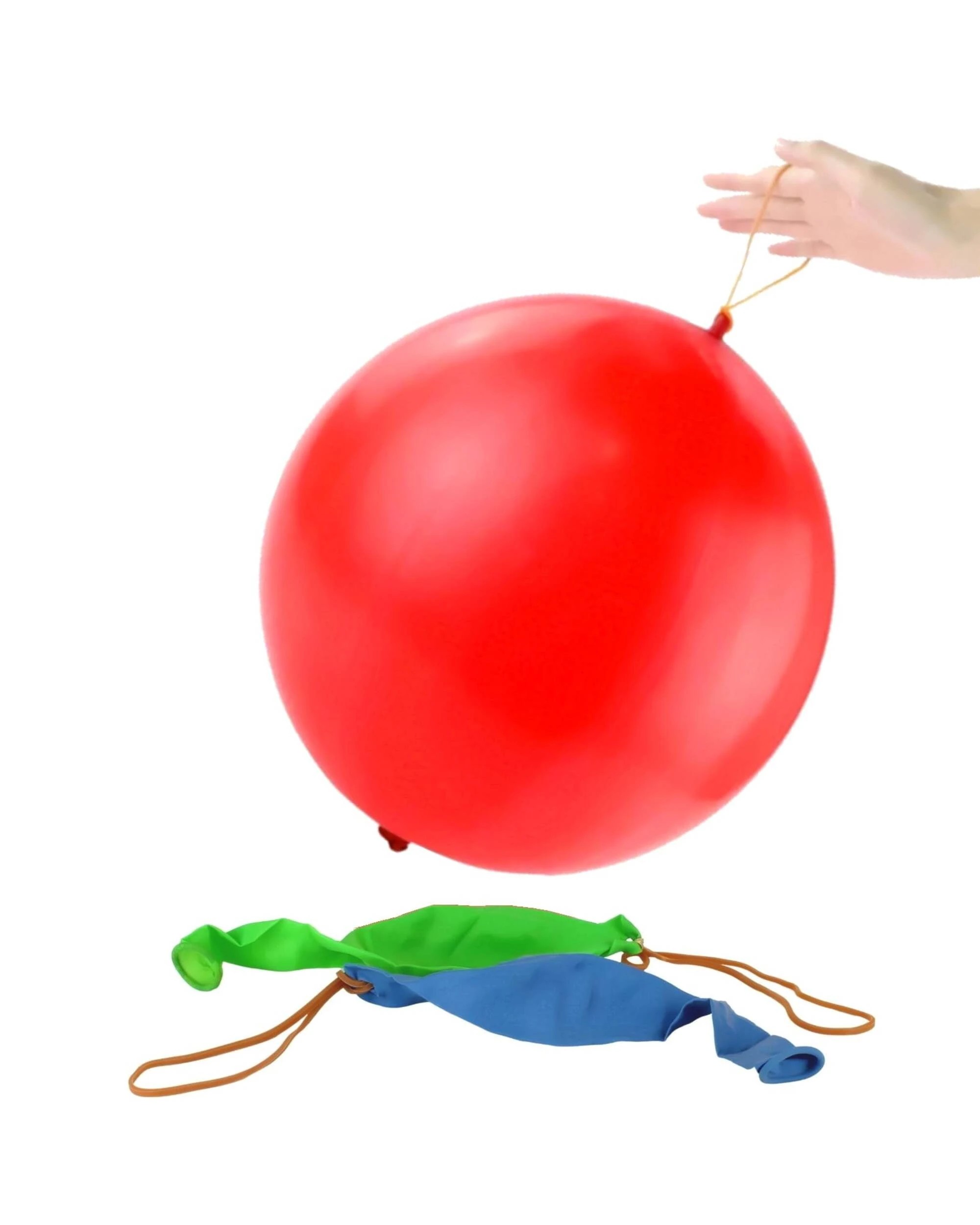 1 Alpen Punch Ball Balloons Pack of 3 - Multi, 1 of 2