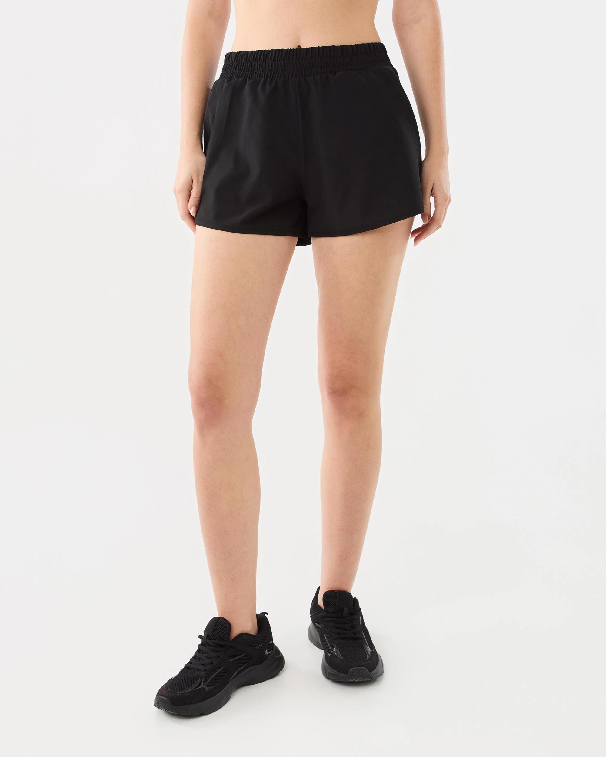 7 Active Womens 3in. Running Shorts Black, 7 of 7