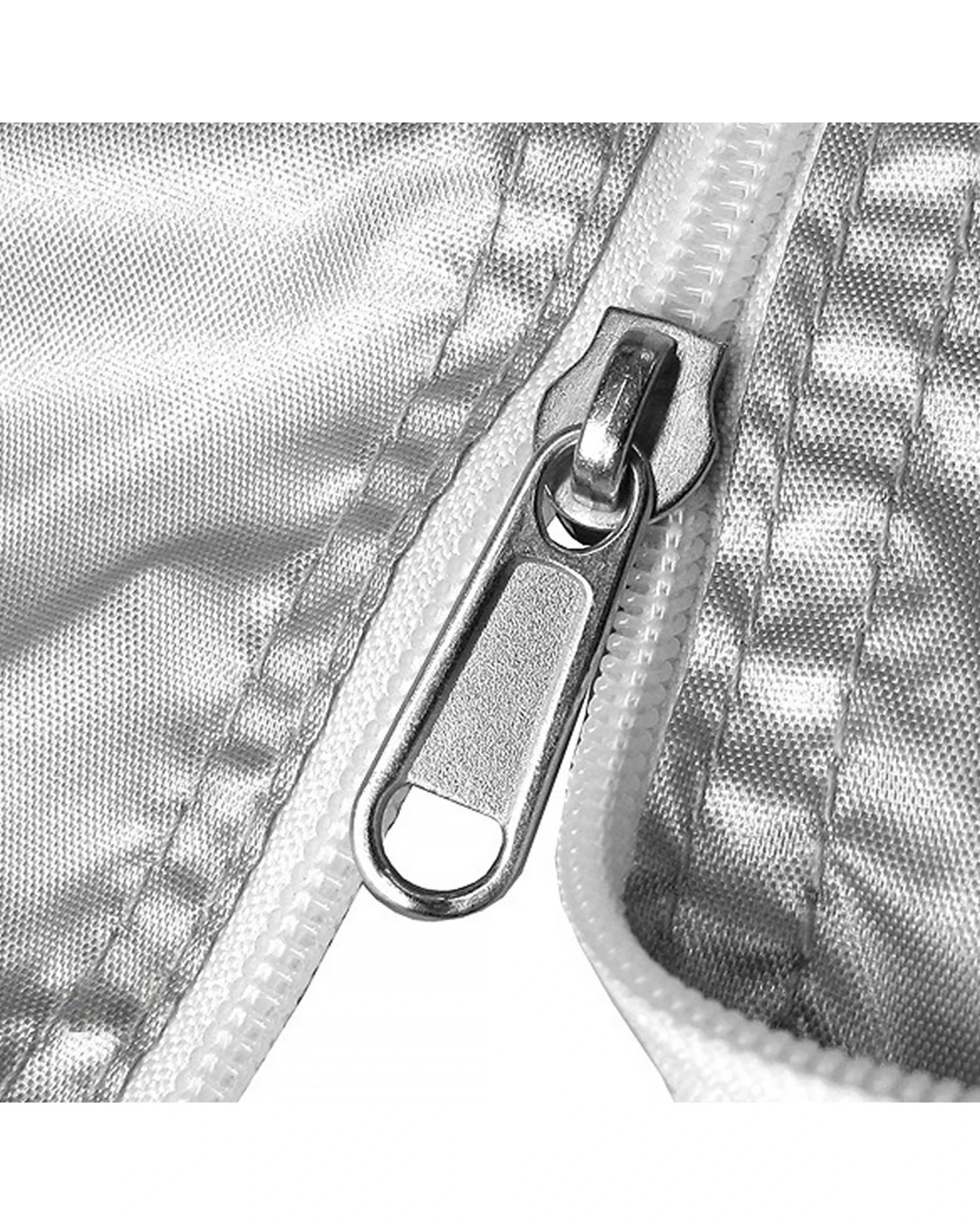 3 Wallaroo 10ft To 13ft Caravan Cover With Side Zip Campervan 11ft 12ft - Silver, 3 of 6