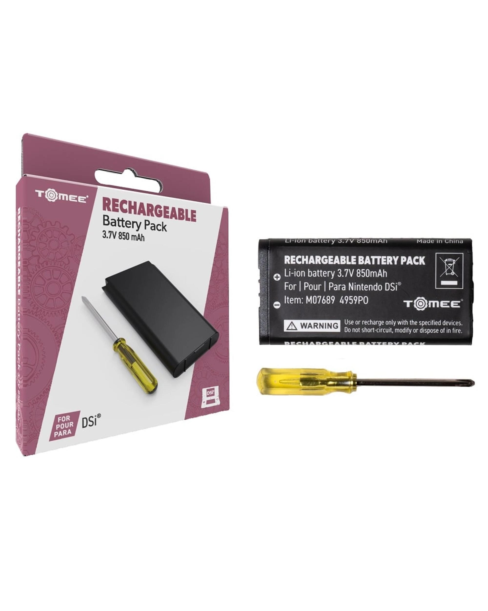 1 Tomee Rechargeable Battery Pack for Nintendo DSi, 1 of 3