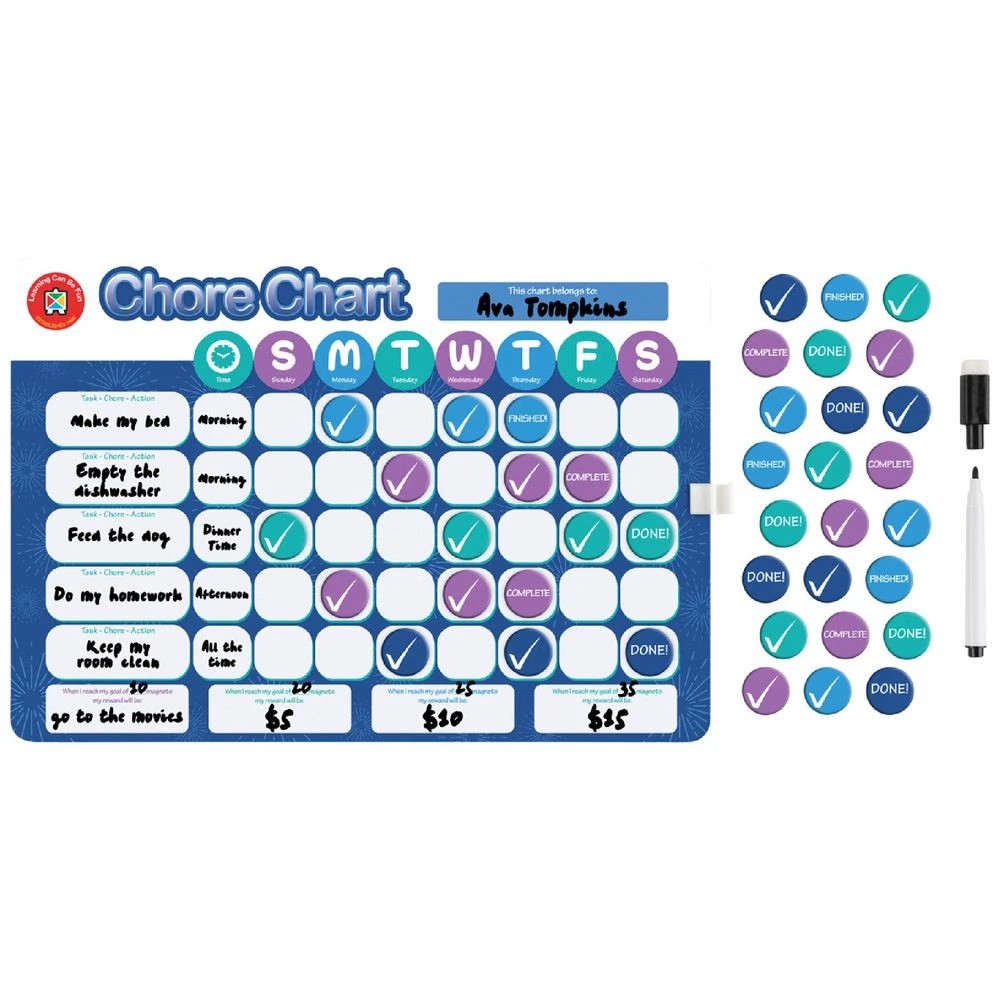 1 Learning Can Be Fun Chore Chart, 1 of 1