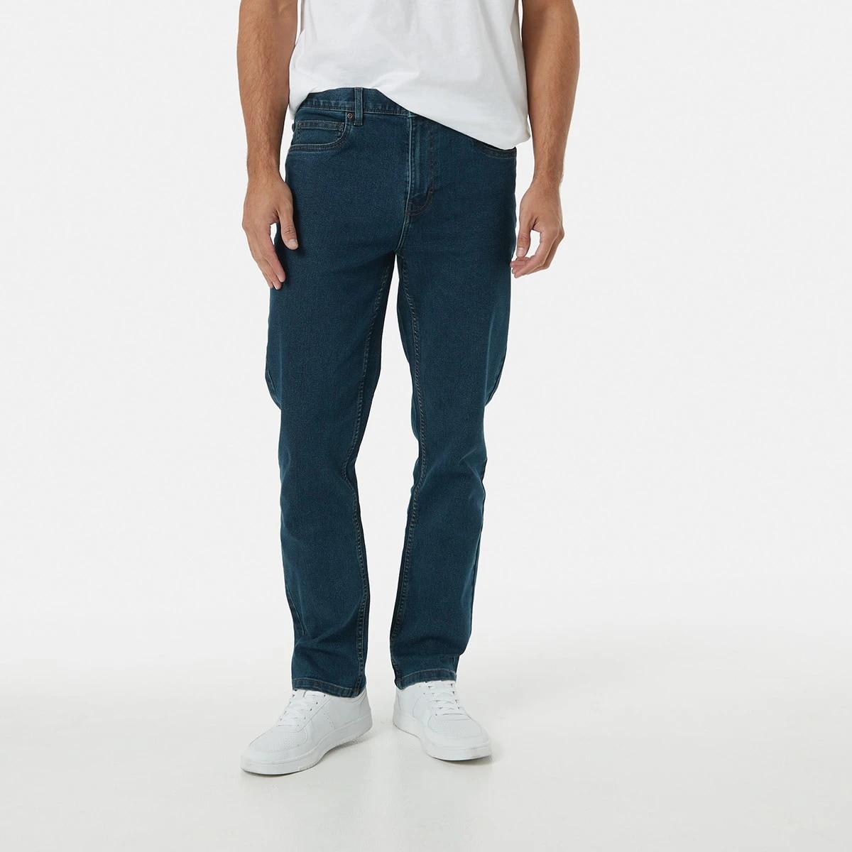 1 Straight Stretch Jeans DARK WASH, 1 of 5