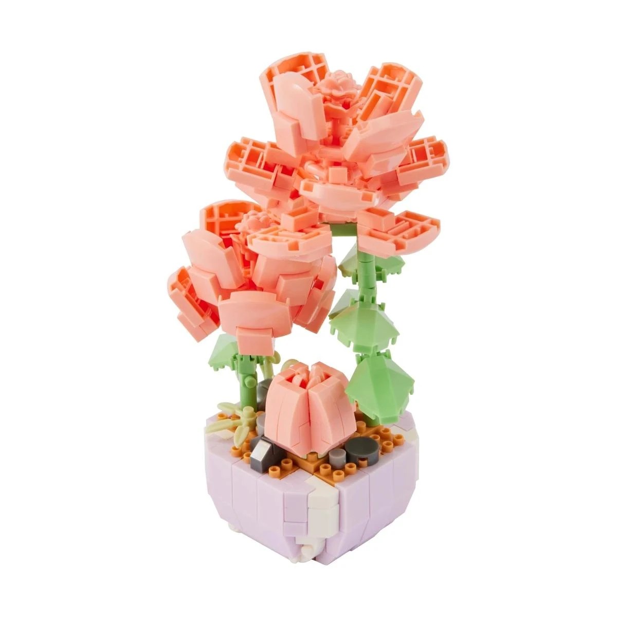 2 Mini Blocks Flower Series: Mini Flower Pot Playset - Assorted, 2 of 10