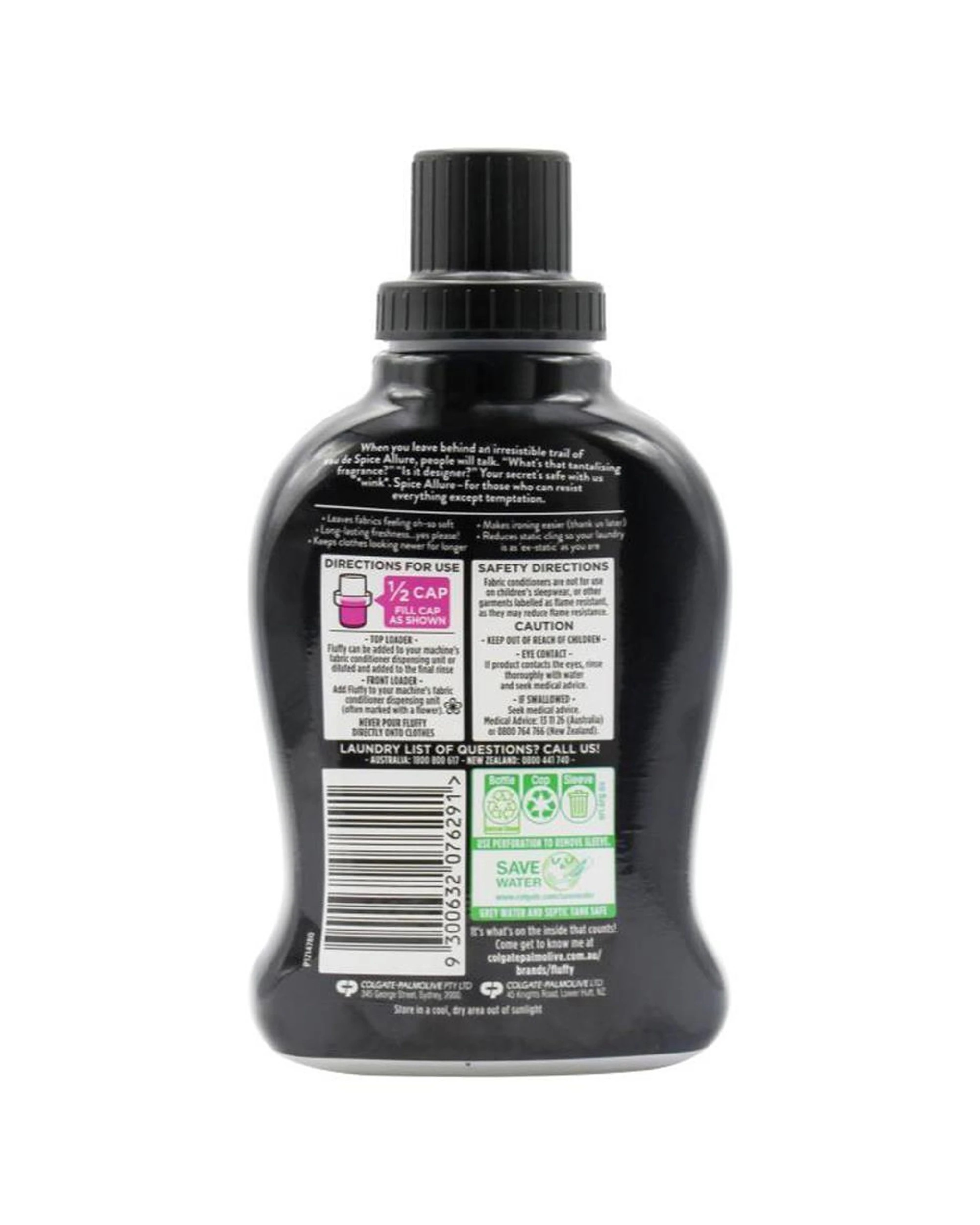 3 Fluffy 16PK Fabric Softener Temptations Spice Allure Scented Gentle Care 50 - Multi, 3 of 3