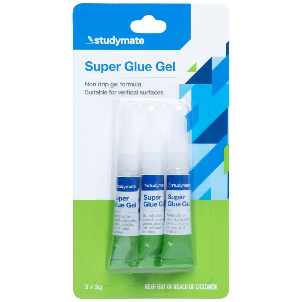 1 Studymate Superglue Gel 3 x 3g, 1 of 2