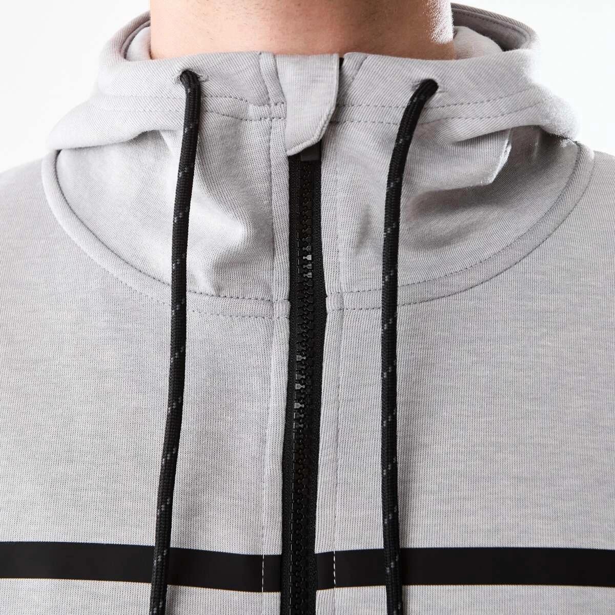 5 Active Mens Sports Hoodie GREY MARLE CORE, 5 of 8