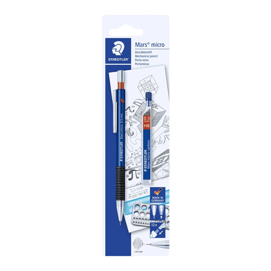 1 Staedtler Mars Micro 775 Mechanical Pencil 0.5mm with Leads, 1 of 9