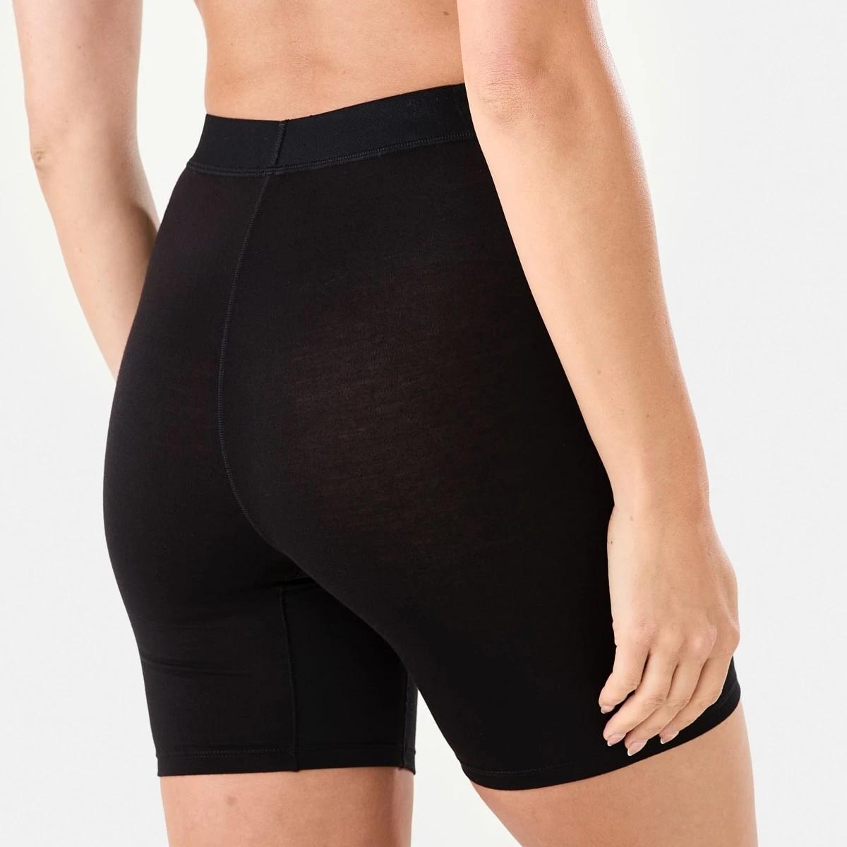 5 2 Pack Bamboo Longline Boyshorts BLACK, BLACK, 5 of 6